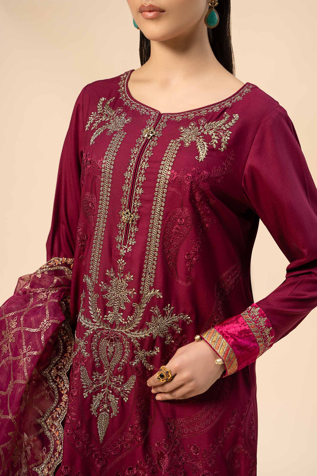 Maira B | Ready to Wear | DW-W24-106 - by - Libasekhas UK - Registered Vendor of : Maria B - 100% Original Designer Dresss