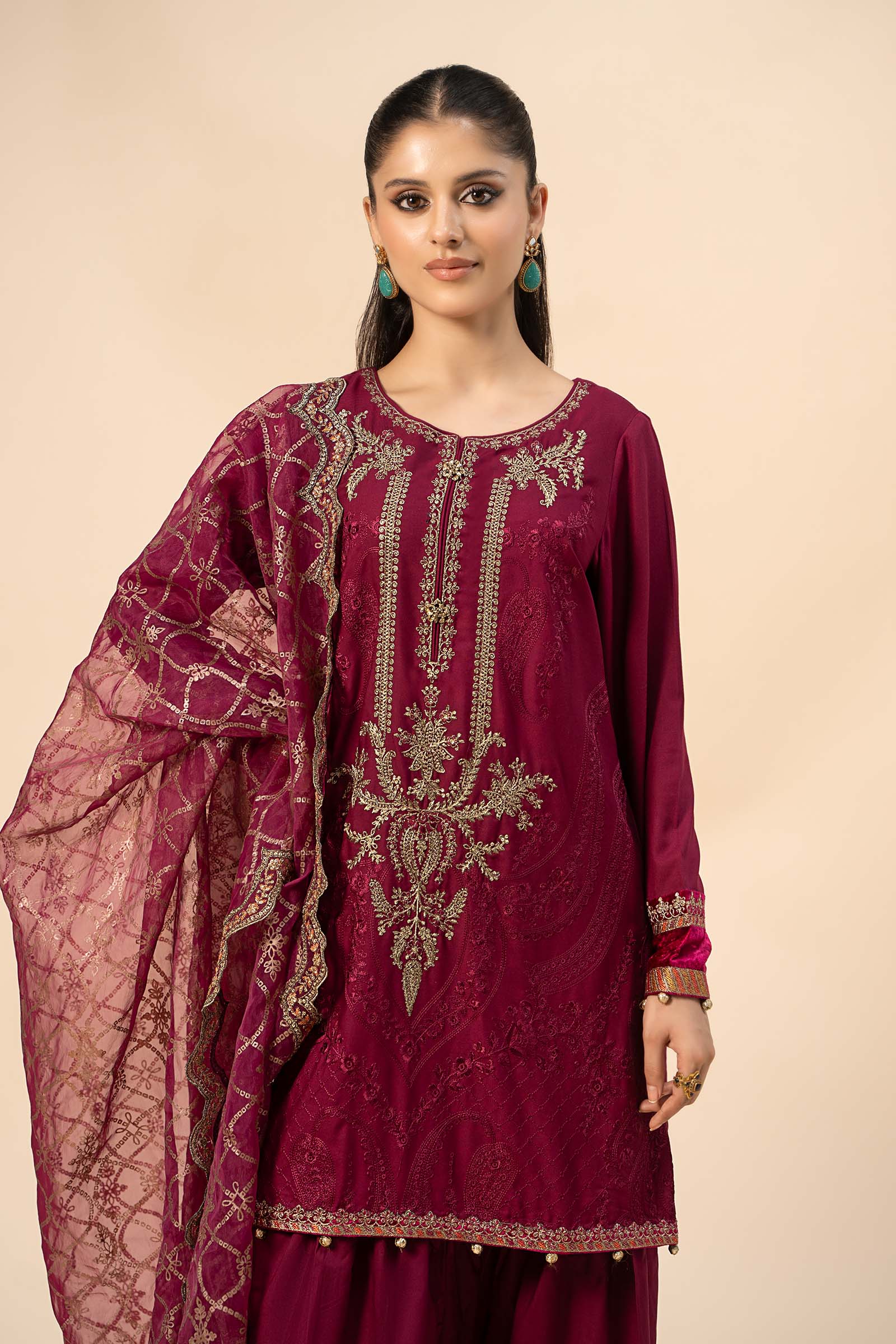 Maira B | Ready to Wear | DW-W24-106 - by - Libasekhas UK - Registered Vendor of : Maria B - 100% Original Designer Dresss