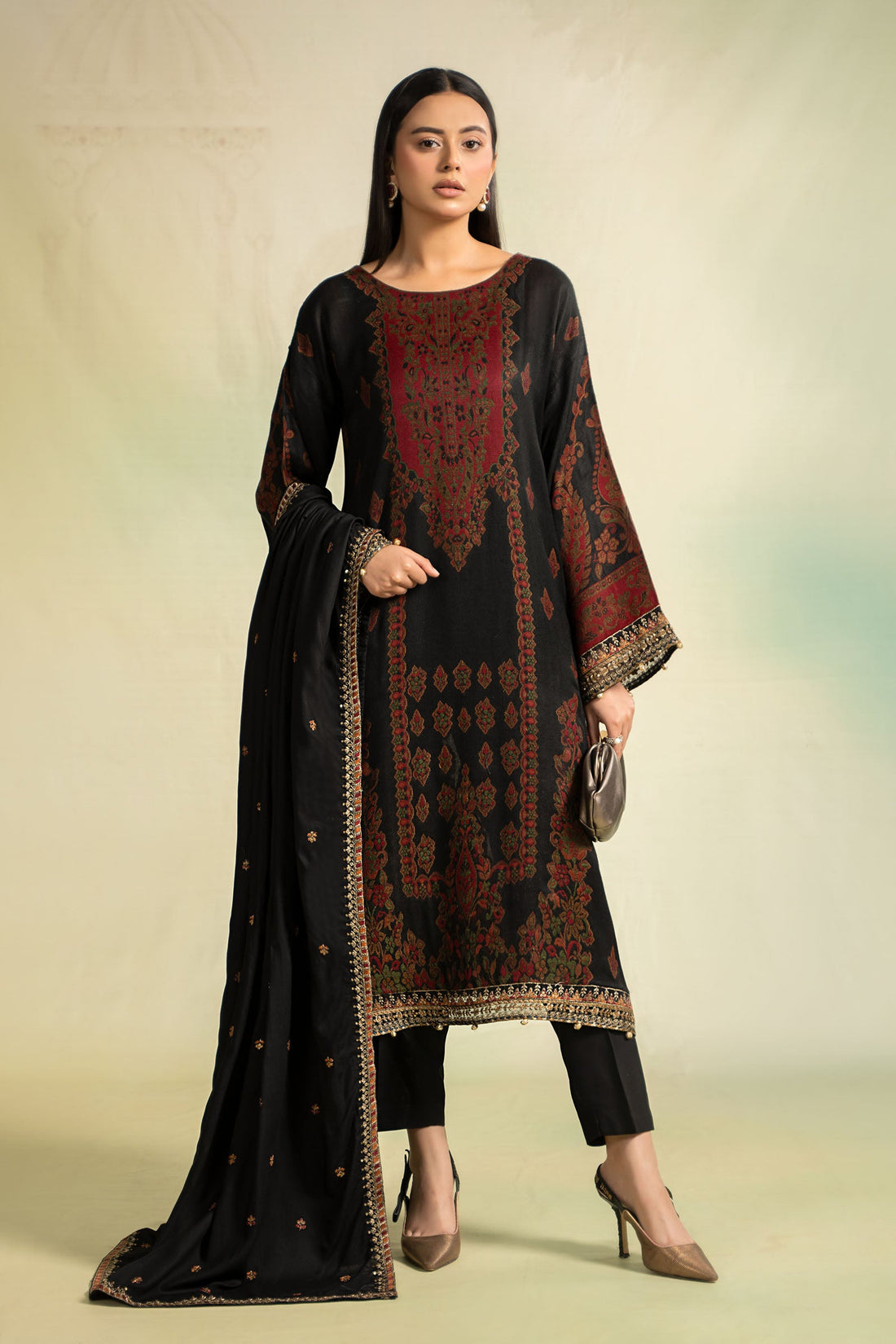 Maira B | Ready to Wear | DW-W24-107 - by - Libasekhas UK - Registered Vendor of : Maria B - 100% Original Designer Dresss