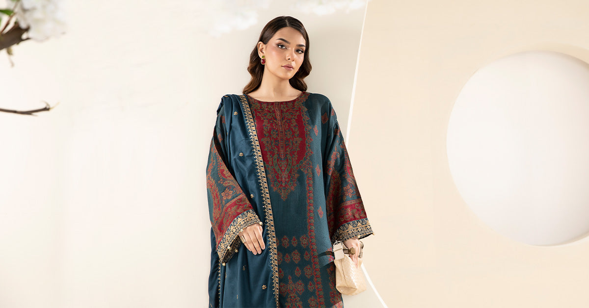 Maira B | Ready to Wear | DW-W24-107 - by - Libasekhas UK - Registered Vendor of : Maria B - 100% Original Designer Dresss