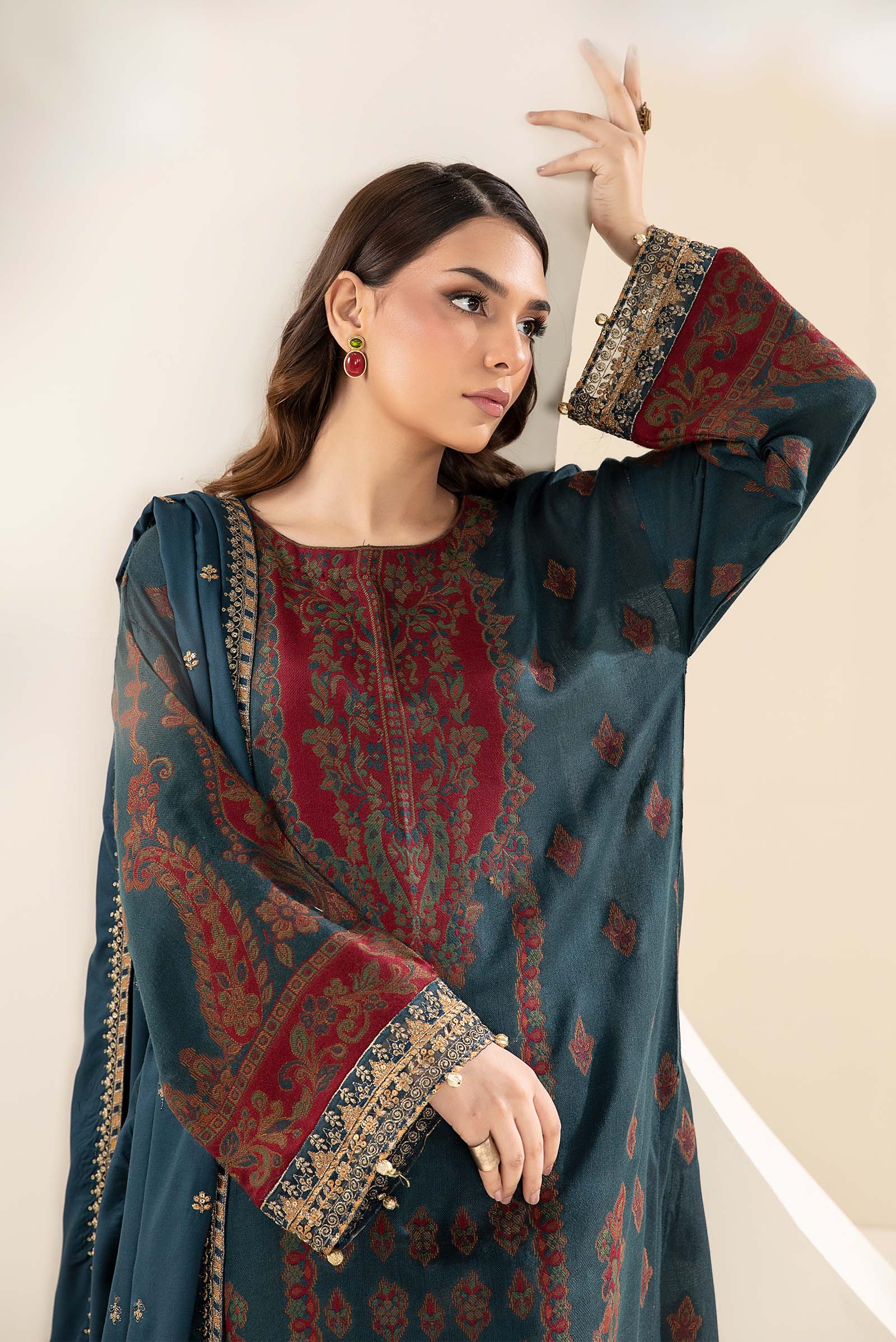 Maira B | Ready to Wear | DW-W24-107 - by - Libasekhas UK - Registered Vendor of : Maria B - 100% Original Designer Dresss