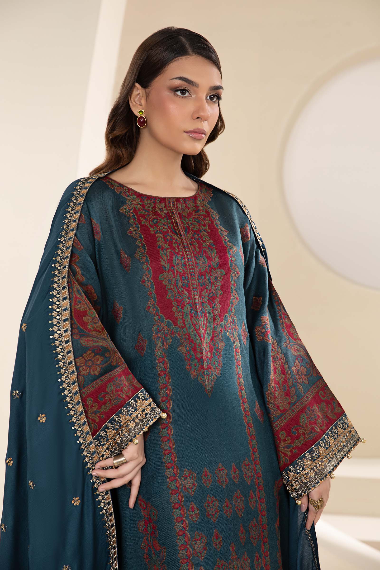 Maira B | Ready to Wear | DW-W24-107 - by - Libasekhas UK - Registered Vendor of : Maria B - 100% Original Designer Dresss