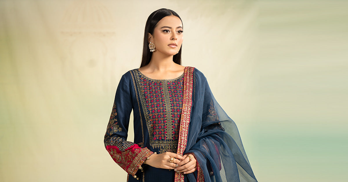 Maira B | Ready to Wear | DW-W24-111 - by - Libasekhas UK - Registered Vendor of : Maria B - 100% Original Designer Dresss