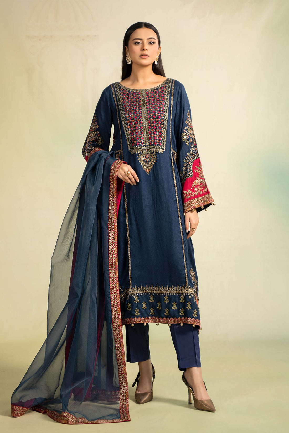 Maira B | Ready to Wear | DW-W24-111 - by - Libasekhas UK - Registered Vendor of : Maria B - 100% Original Designer Dresss