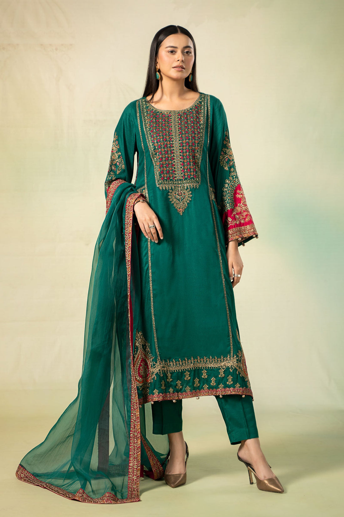 Maira B | Ready to Wear | DW-W24-111 - by - Libasekhas UK - Registered Vendor of : Maria B - 100% Original Designer Dresss