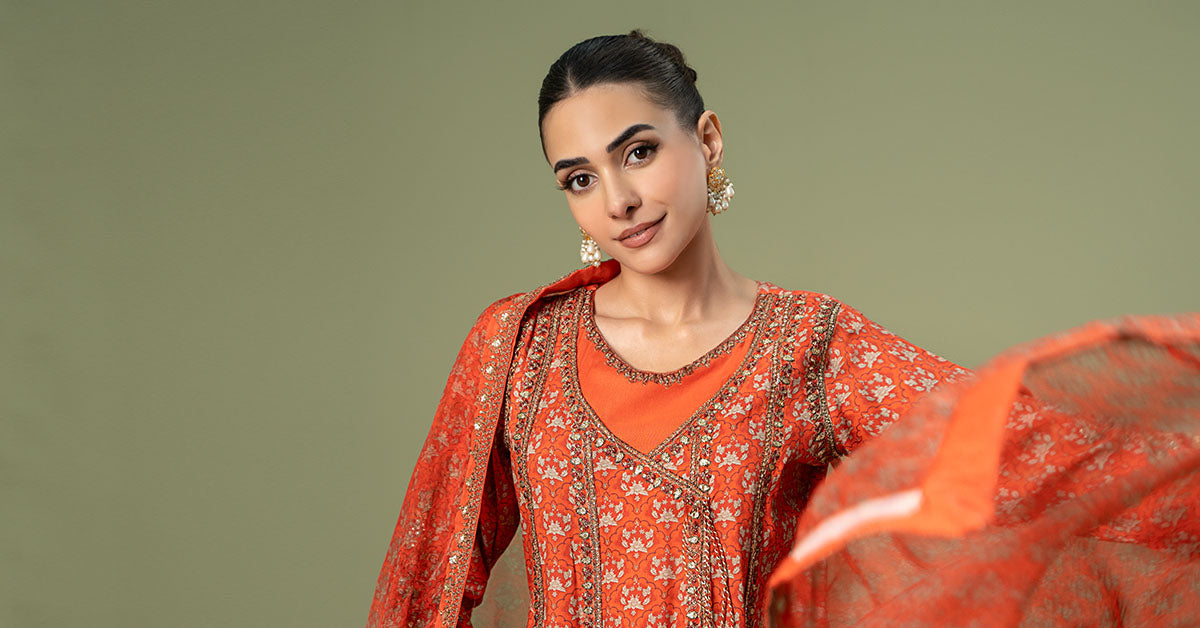 Maira B | Ready to Wear | DW-W24-128 - by - Libasekhas UK - Registered Vendor of : Maria B - 100% Original Designer Dresss