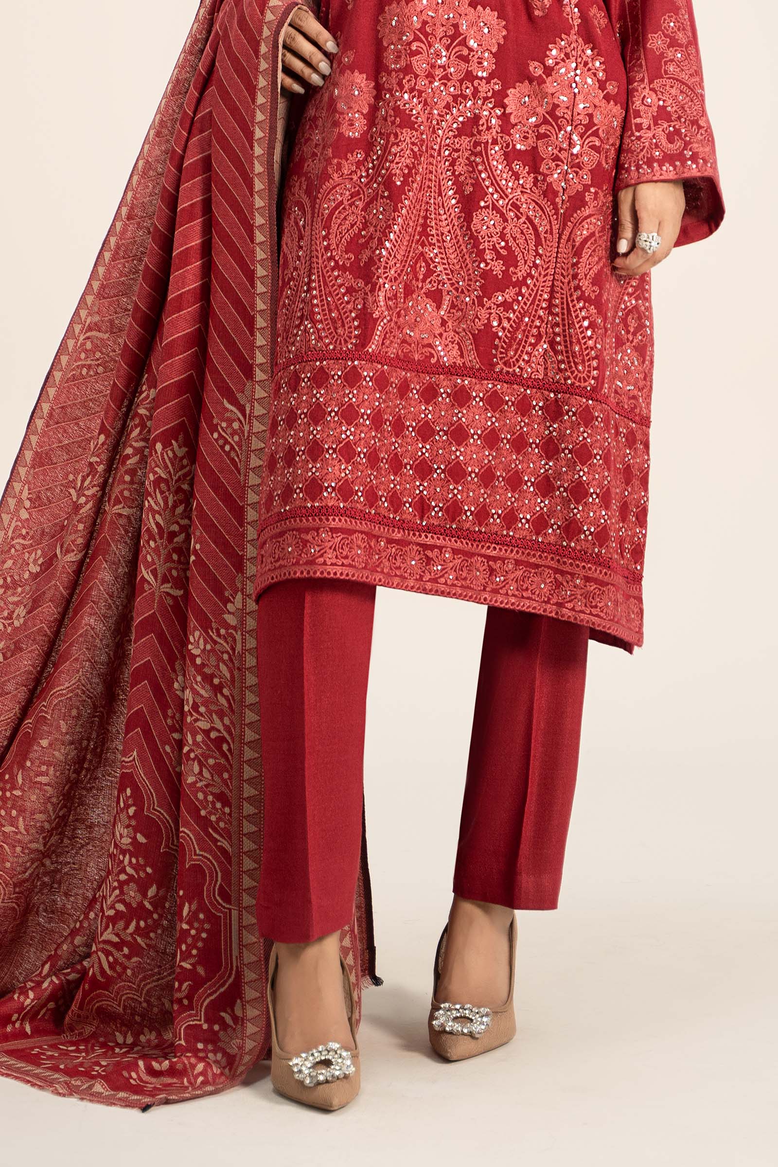 Maira B | Ready to Wear | DW-W24-14 - by - Libasekhas UK - Registered Vendor of : Maria B - 100% Original Designer Dresss