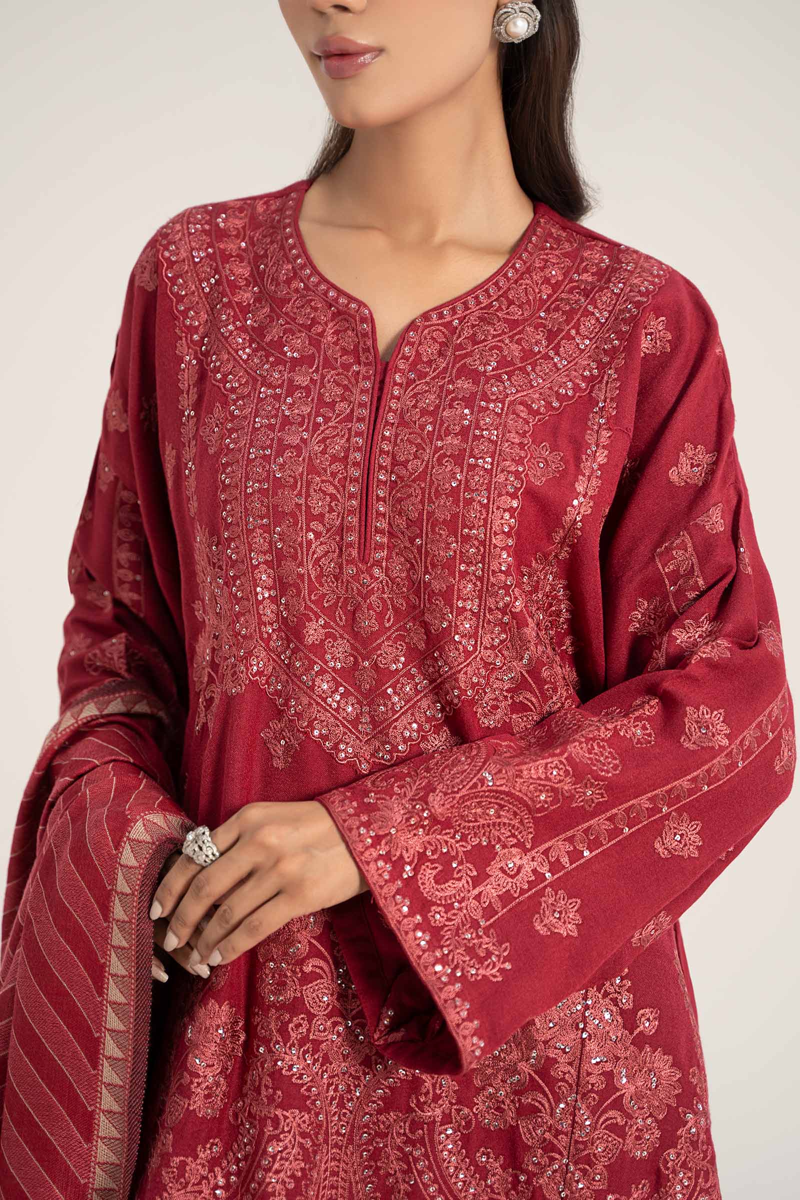 Maira B | Ready to Wear | DW-W24-14 - by - Libasekhas UK - Registered Vendor of : Maria B - 100% Original Designer Dresss