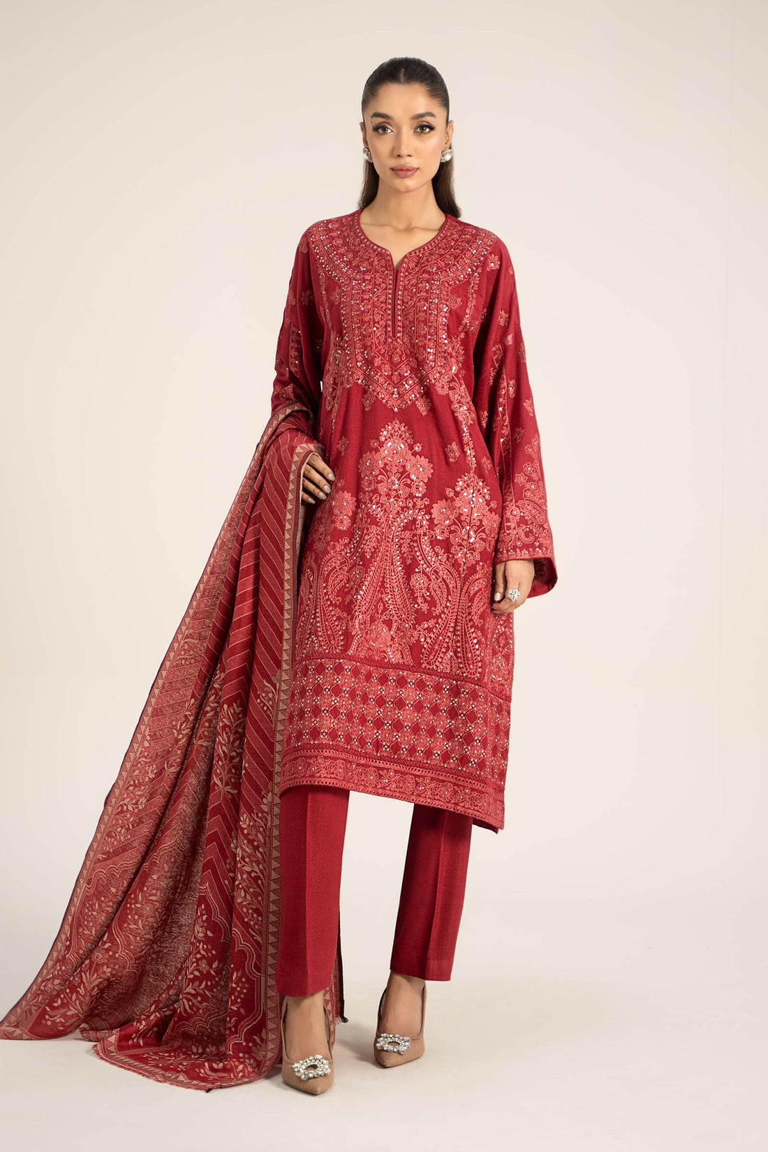 Maira B | Ready to Wear | DW-W24-14 - by - Libasekhas UK - Registered Vendor of : Maria B - 100% Original Designer Dresss