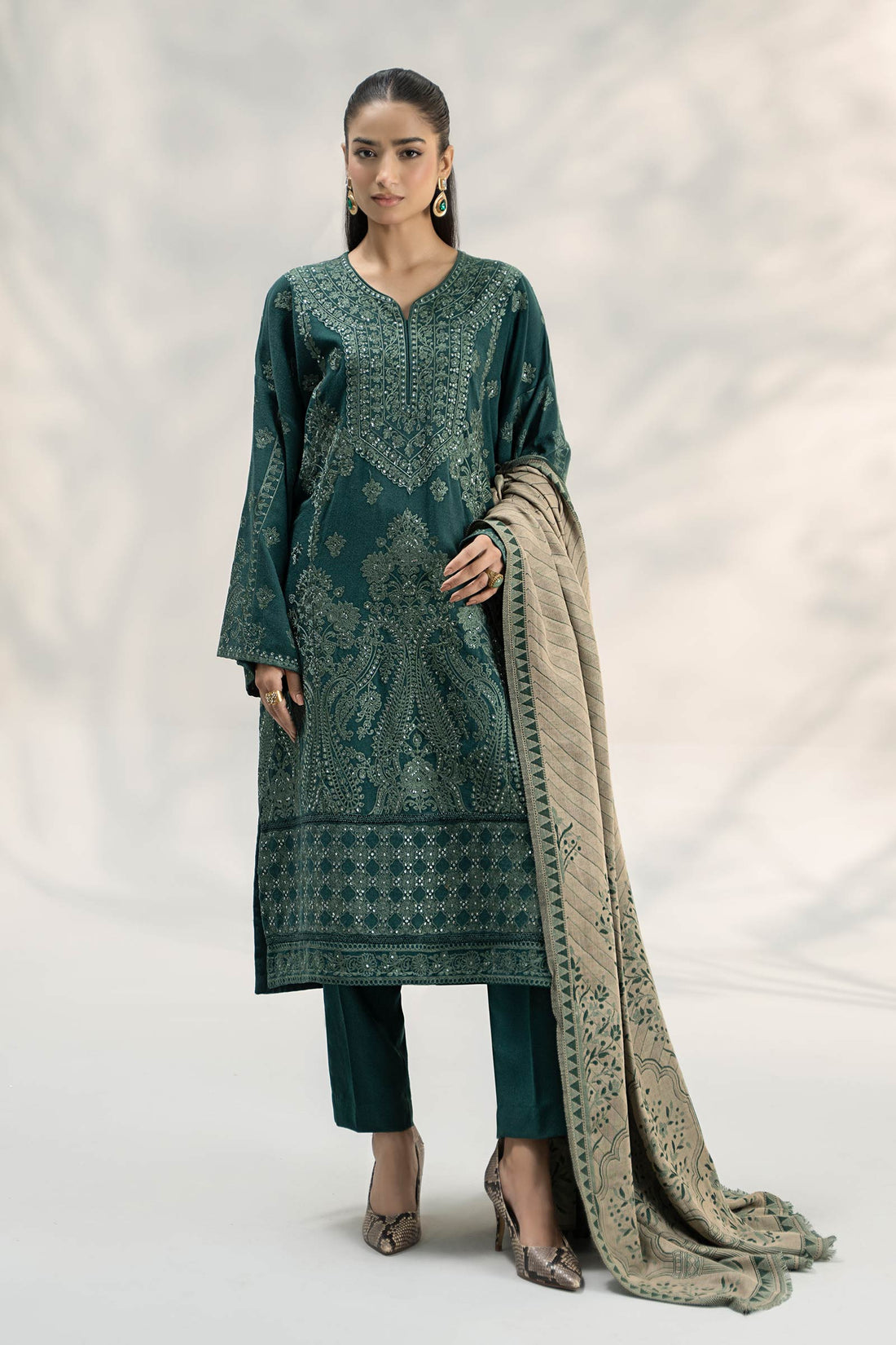 Maira B | Ready to Wear | DW-W24-14 - by - Libasekhas UK - Registered Vendor of : Maria B - 100% Original Designer Dresss