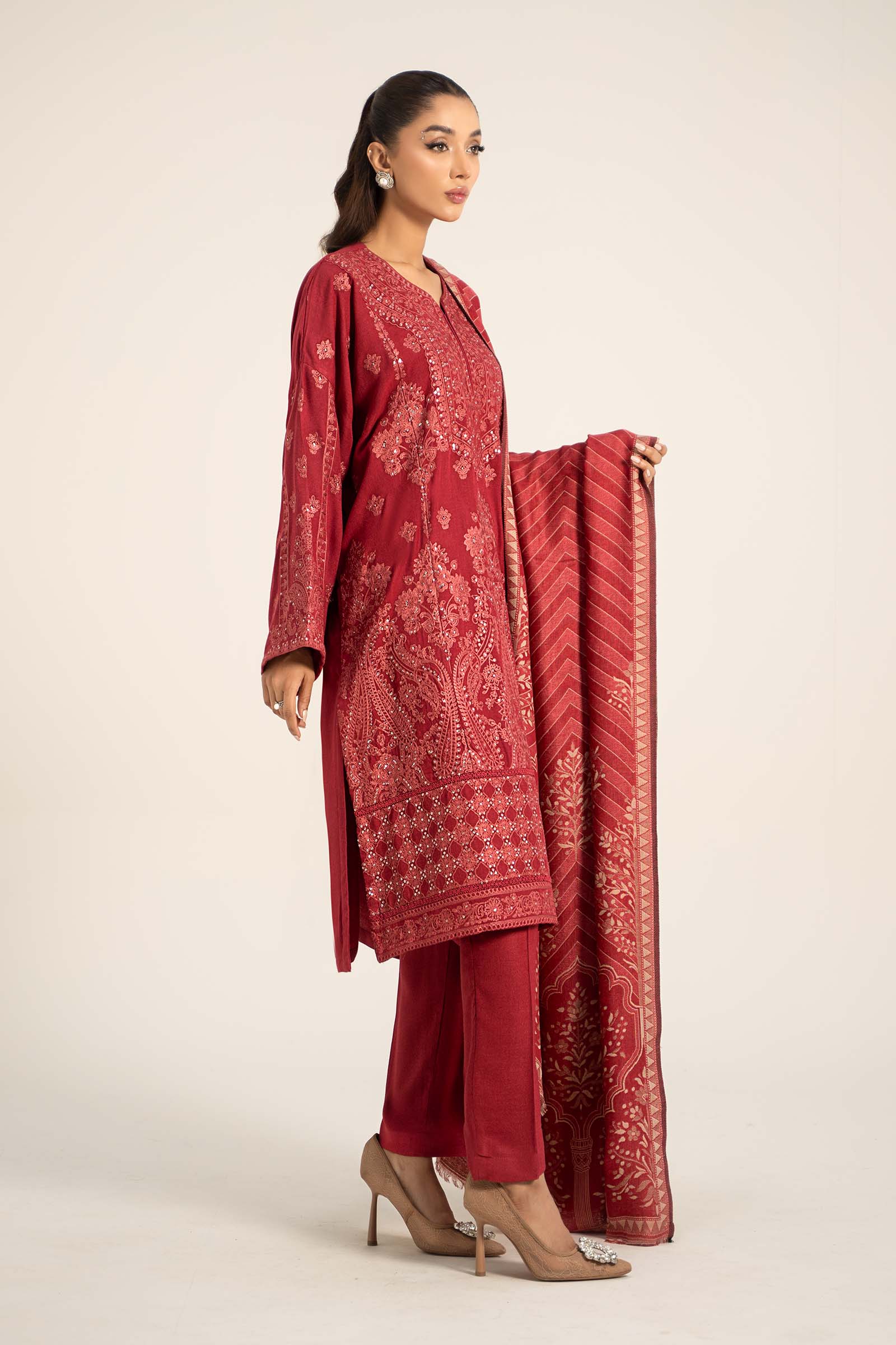 Maira B | Ready to Wear | DW-W24-14 - by - Libasekhas UK - Registered Vendor of : Maria B - 100% Original Designer Dresss