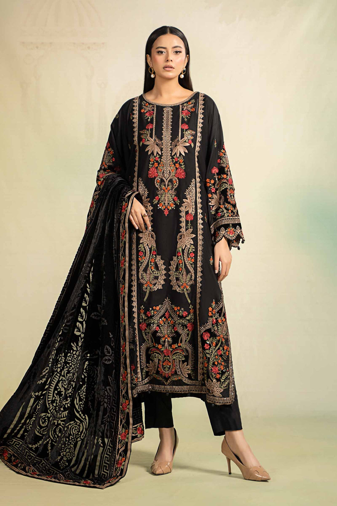 Maira B | Ready to Wear | DW-W24-16 - by - Libasekhas UK - Registered Vendor of : Maria B - 100% Original Designer Dresss
