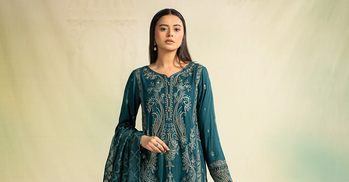 Maira B | Ready to Wear | DW-W24-22 - by - Libasekhas UK - Registered Vendor of : Maria B - 100% Original Designer Dresss