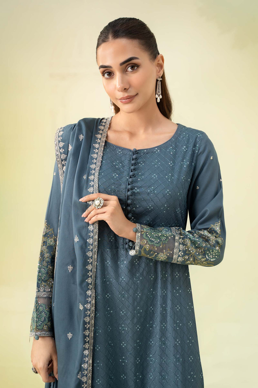 Maira B | Ready to Wear | DW-W24-45 - by - Libasekhas UK - Registered Vendor of : Maria B - 100% Original Designer Dresss