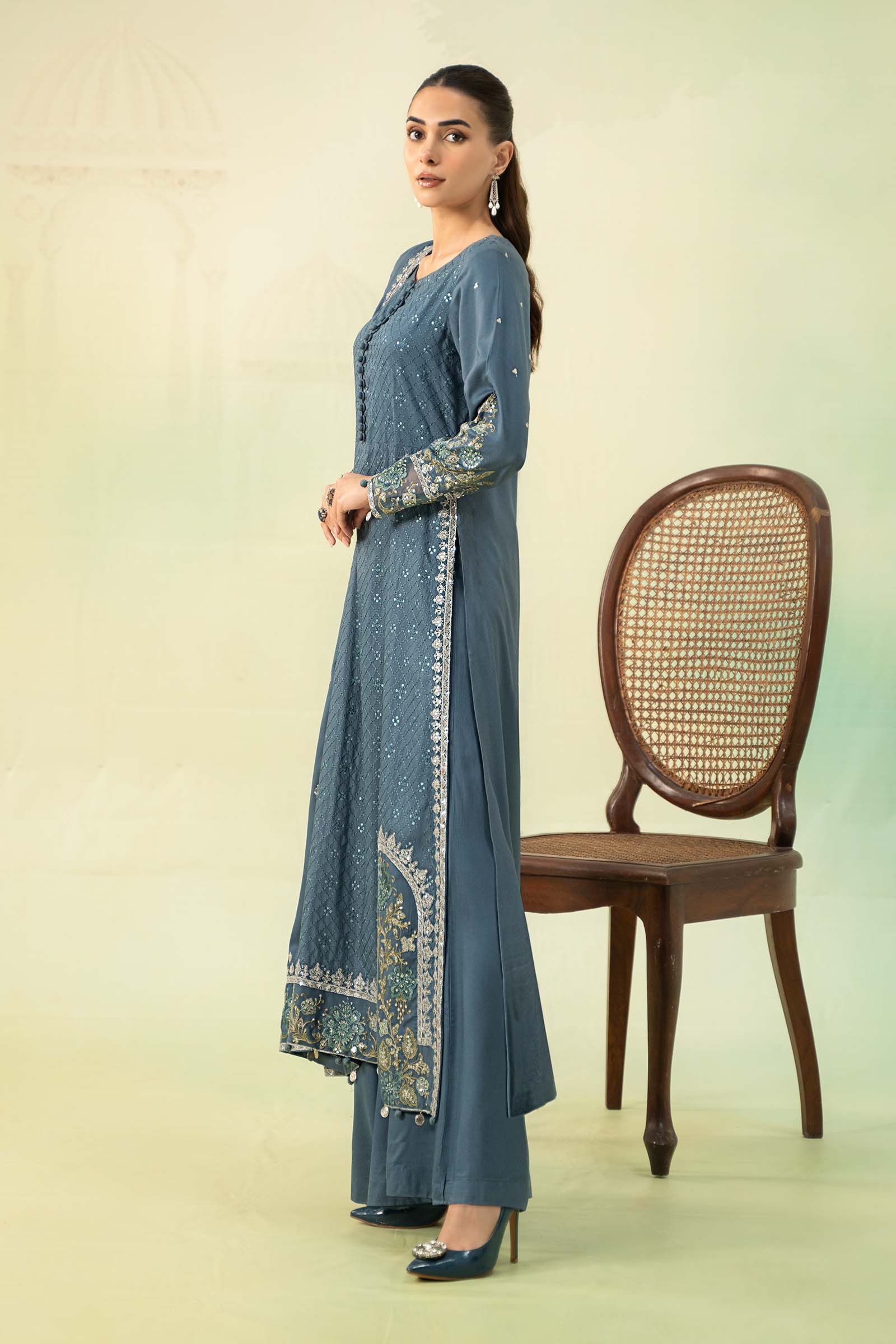 Maira B | Ready to Wear | DW-W24-45 - by - Libasekhas UK - Registered Vendor of : Maria B - 100% Original Designer Dresss