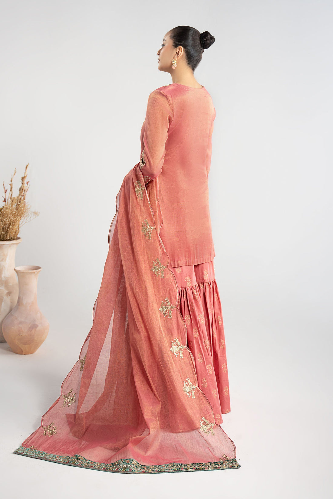 Maria B | Pre Fall Dresses | 3 Piece Embroidered Masoori Suit ZD - by Libasekhas UK - Registered Vendor of : Maria B - 100% Original Designer Dress