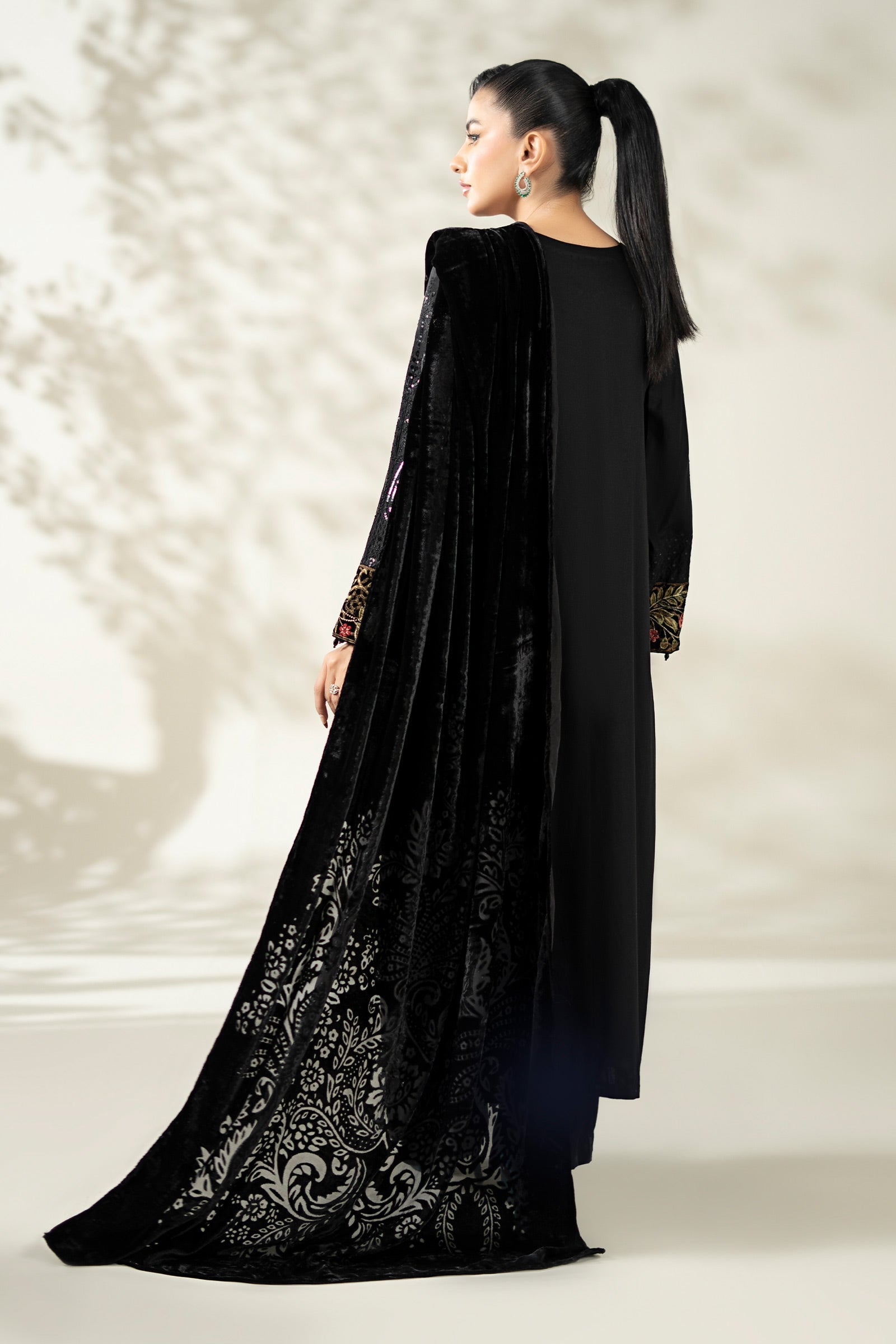 Maria B | Pre Fall Dresses | 3 Piece Embroidered Linen Suit UU - by Libasekhas UK - Registered Vendor of : Maria B - 100% Original Designer Dress