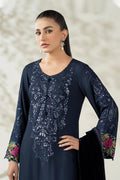 Maria B | Pre Fall Dresses | 3 Piece Embroidered Linen Suit VV - by Libasekhas UK - Registered Vendor of : Maria B - 100% Original Designer Dress