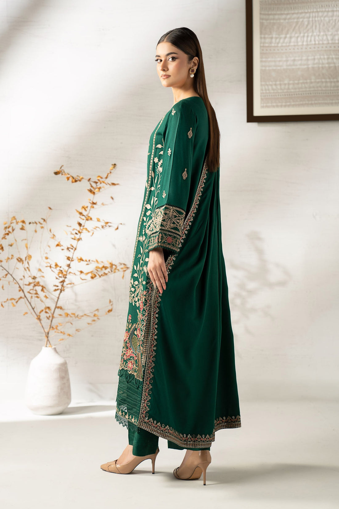 Maria B | Pre fall Dresses | DW-W25-32 G - by Libasekhas UK - Registered Vendor of : Maria B - 100% Original Designer Dress