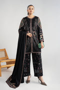 Maria B | Pre Fall Dresses | 3 Piece Embroidered Khaddar Suit ZF - by Libasekhas UK - Registered Vendor of : Maria B - 100% Original Designer Dress