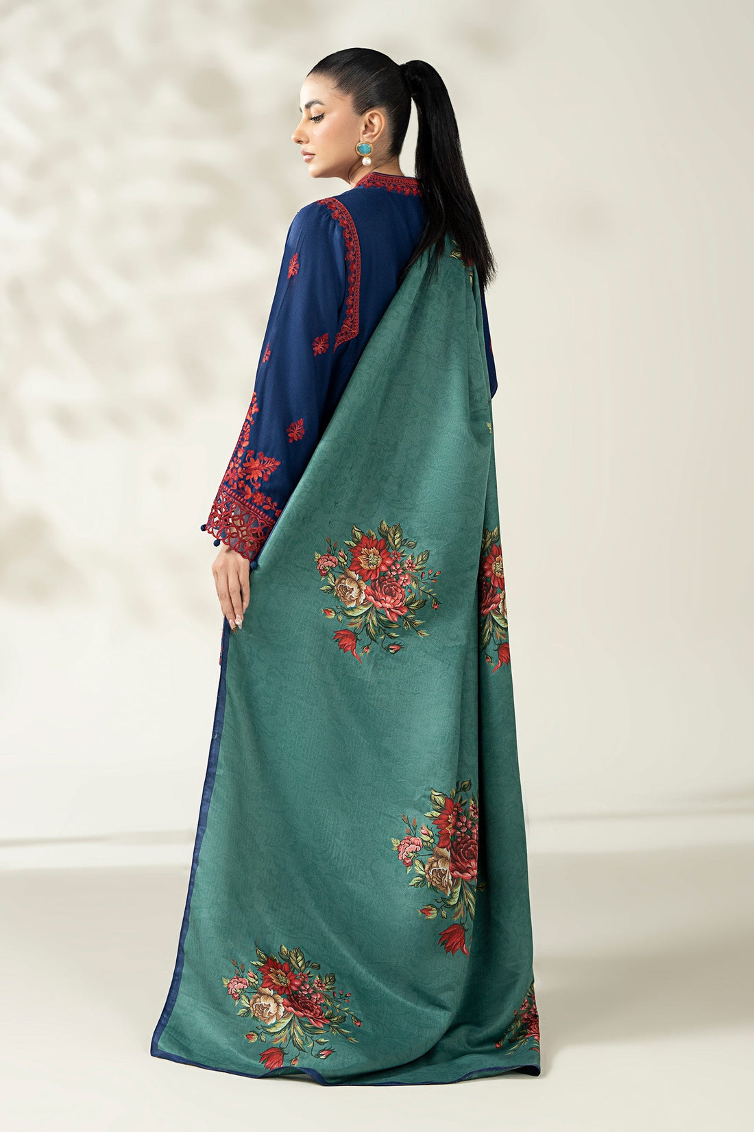 Maria B | Pre Fall Dresses | 3 Piece Embroidered Marina Suit WW - by Libasekhas UK - Registered Vendor of : Maria B - 100% Original Designer Dress