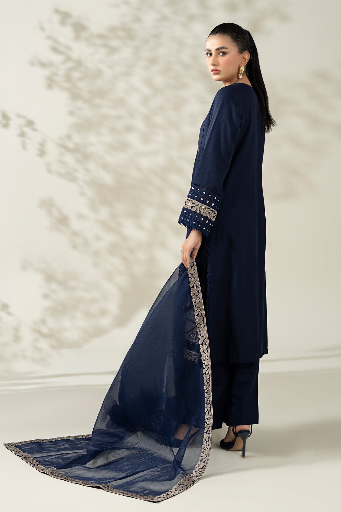 Maria B | Pre Fall Dresses | 3 Piece Embroidered Marina Suit ZX - by Libasekhas UK - Registered Vendor of : Maria B - 100% Original Designer Dress