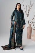 Maria B | Pre Fall Dresses | 3 Piece Embroidered Linen Suit ZE - by Libasekhas UK - Registered Vendor of : Maria B - 100% Original Designer Dress