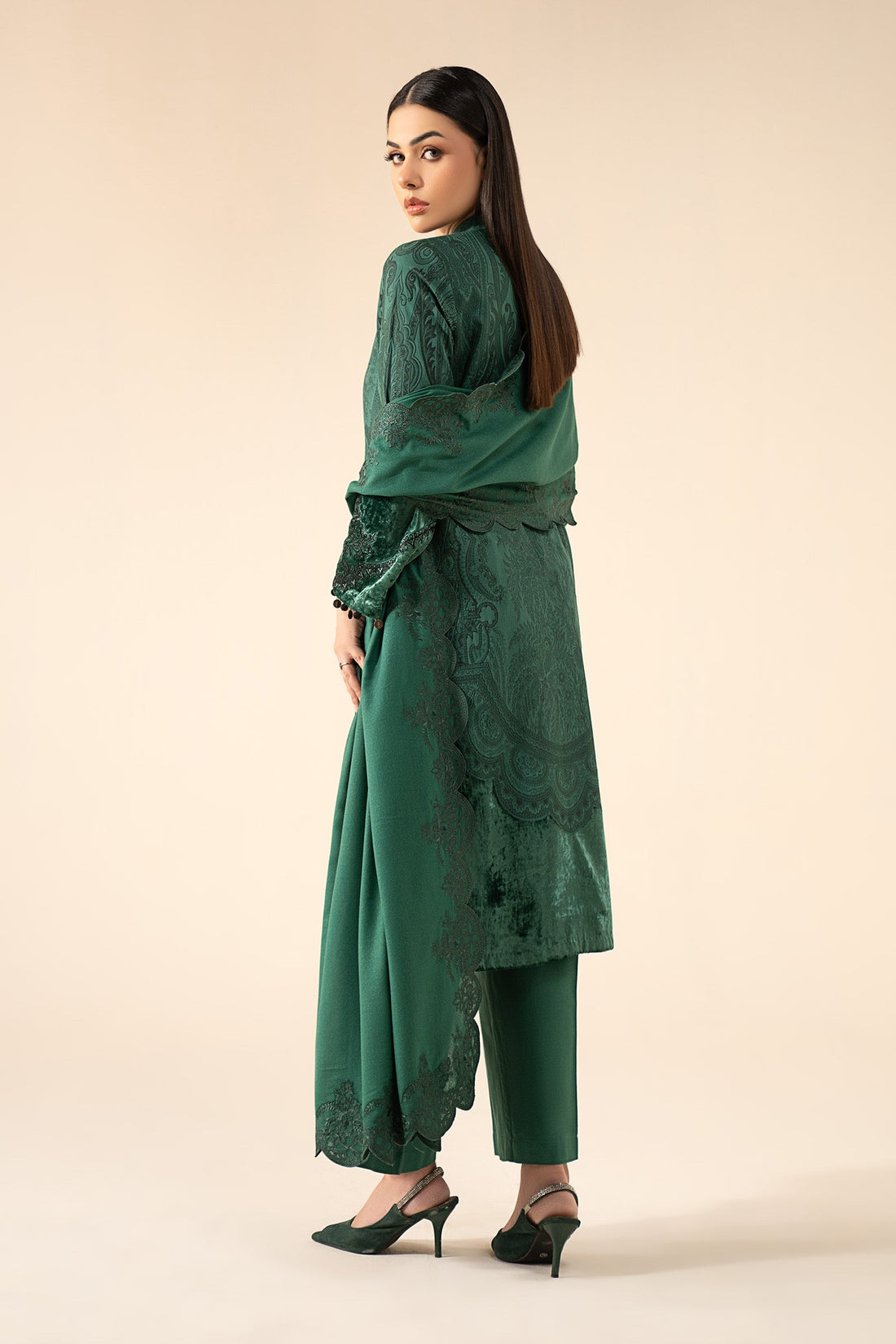 Maria B | Eid Festive Pret | DW-W25-75 - by Libasekhas UK - Registered Vendor of : Maria B - 100% Original Designer Dress