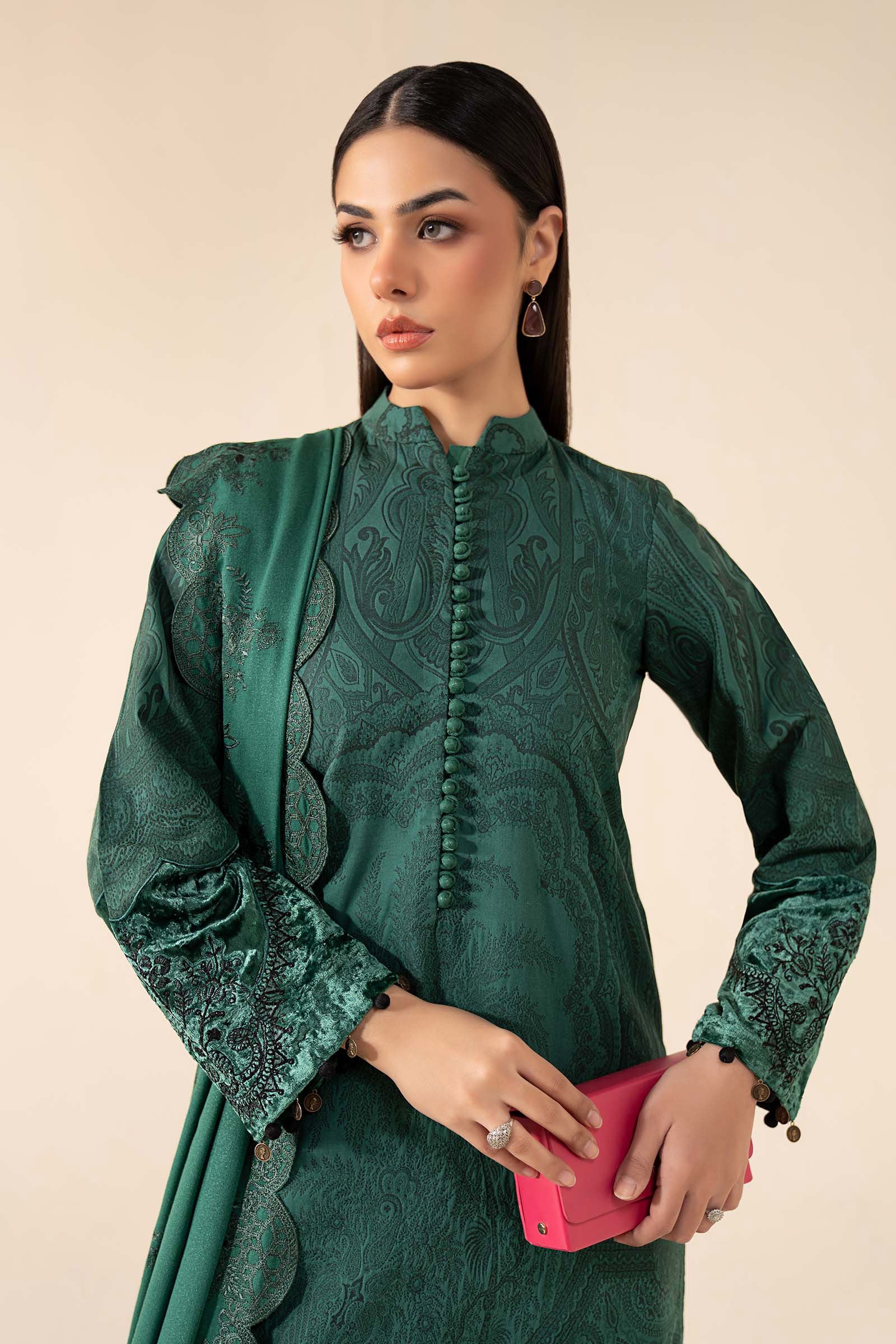 Maria B | Eid Festive Pret | DW-W25-75 - by Libasekhas UK - Registered Vendor of : Maria B - 100% Original Designer Dress