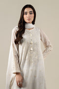 Maria B | Pre Fall Dresses | 3 Piece Embroidered Paper Cotton Suit AA - by Libasekhas UK - Registered Vendor of : Maria B - 100% Original Designer Dress