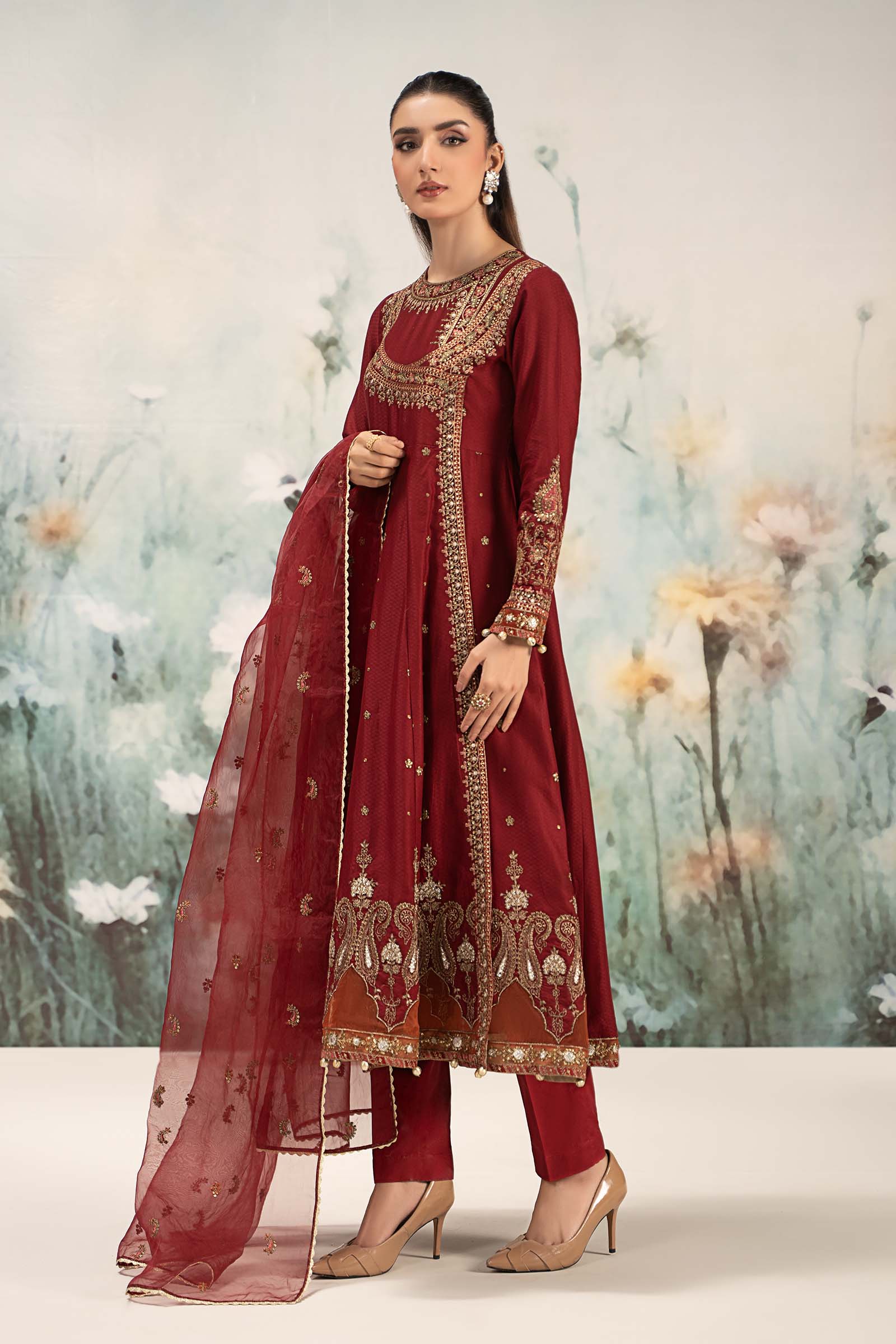 Maira B | Ready to Wear | DW-EF25-40 - by - Libasekhas UK - Registered Vendor of : Maria B - 100% Original Designer Dresss