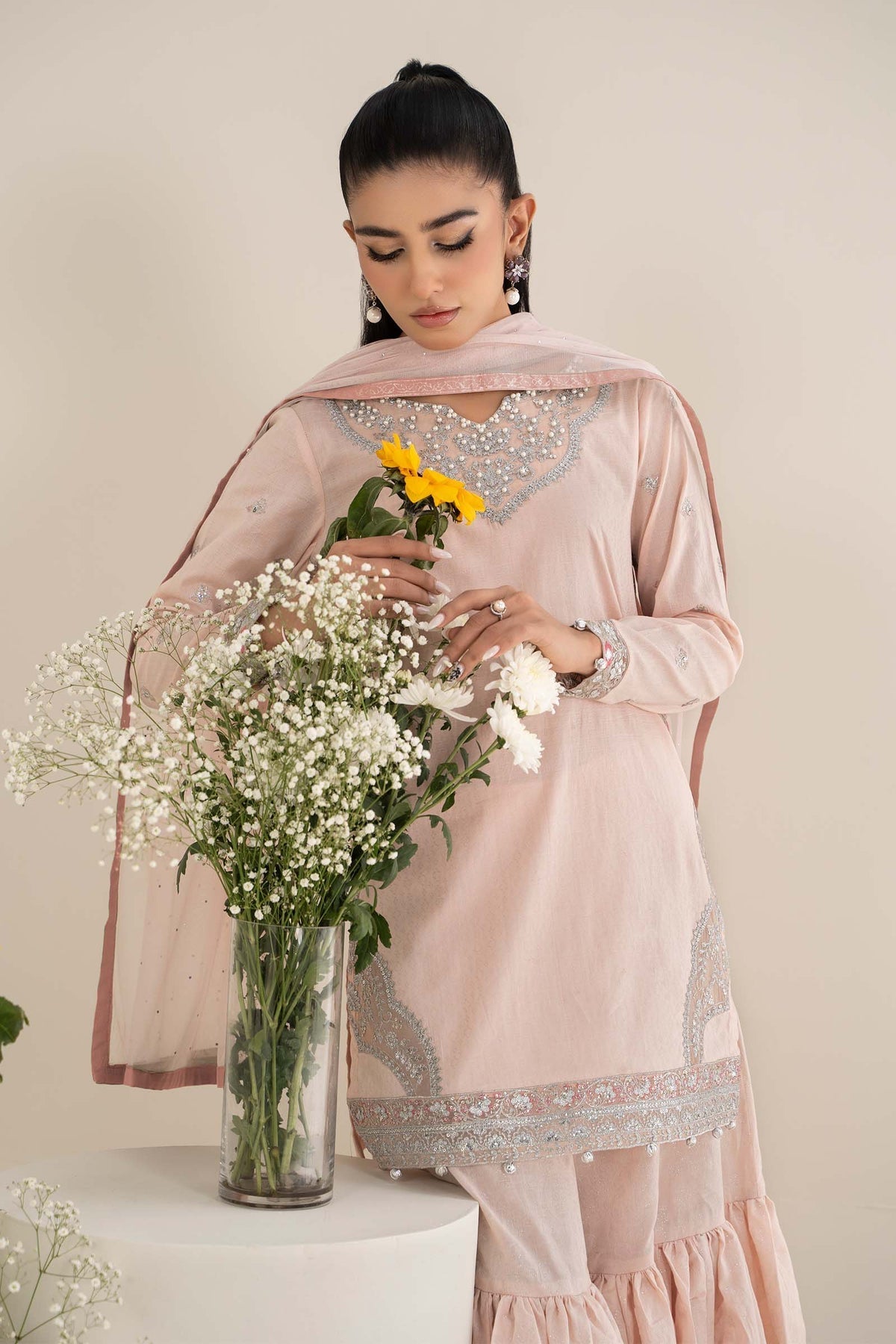 Maria B | Casual Pret 25 | DW-EF25-61 - by - Libasekhas UK - Registered Vendor of : Maria B - 100% Original Designer Dresss