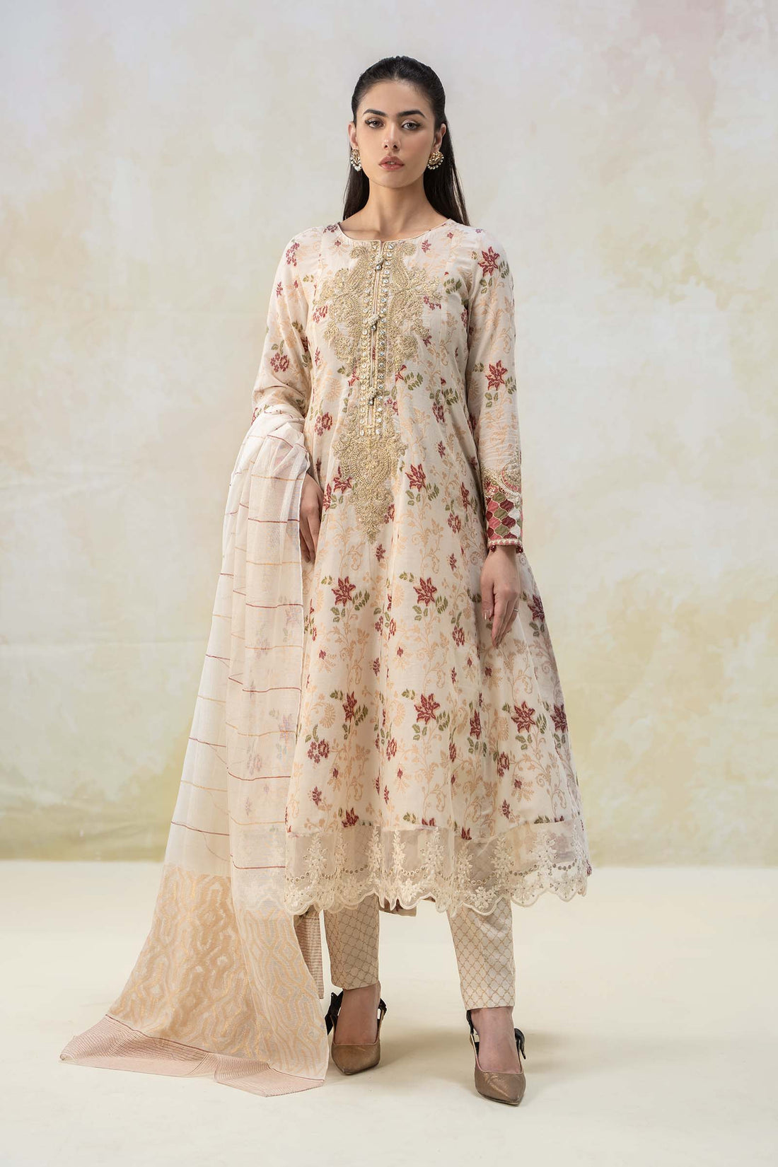 Maira B | Ready to Wear | DW-EF22-23R1 - by - Libasekhas UK - Registered Vendor of : Maria B - 100% Original Designer Dresss