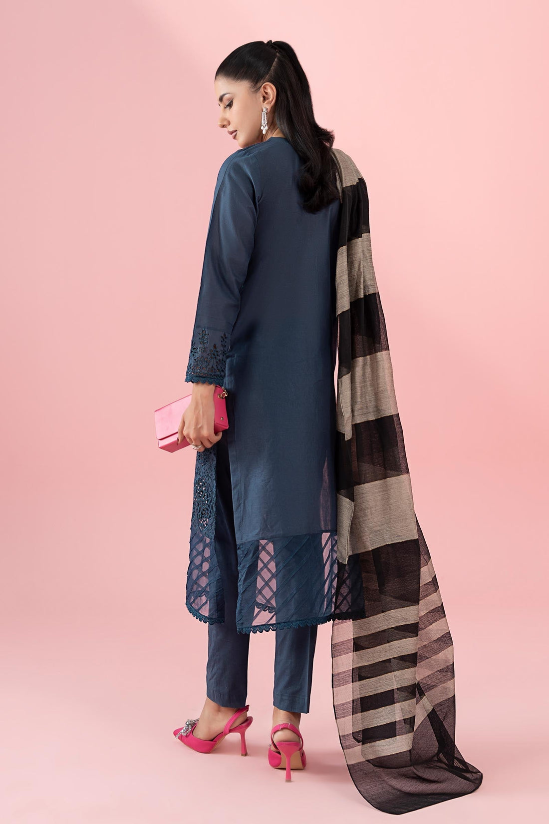 Maria B | Eid Festive Pret | DW-EF22-41R1 - by Libasekhas UK - Registered Vendor of : Maria B - 100% Original Designer Dress