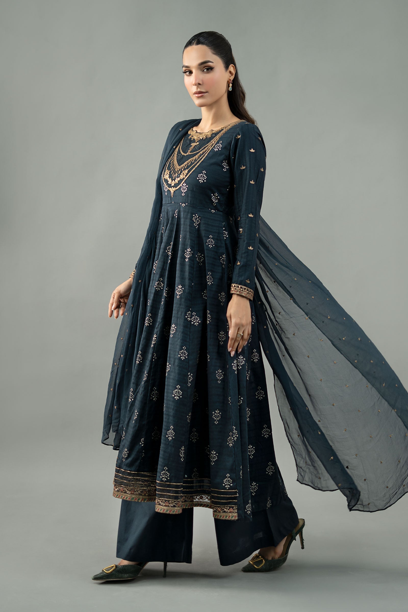 Maira B | Ready to Wear | DW-EF21-04R1 - by - Libasekhas UK - Registered Vendor of : Maria B - 100% Original Designer Dresss