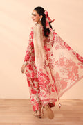 Maria B | Pre Fall Dresses | 3 Piece Embroidered Lawn Suit Pink - by Libasekhas UK - Registered Vendor of : Maria B - 100% Original Designer Dress