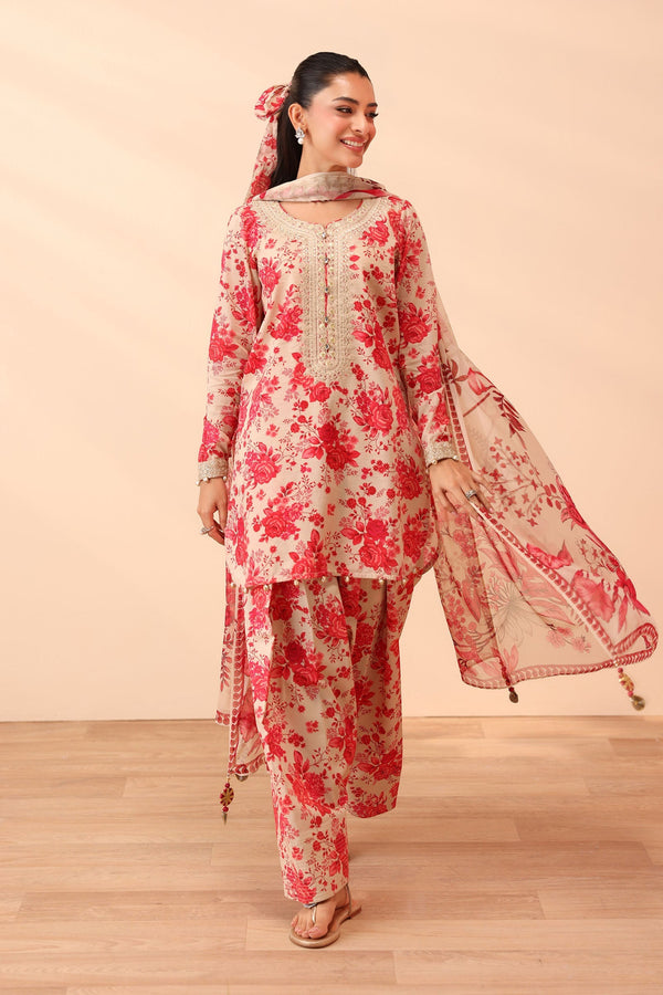 Maria B | Pre Fall 25 | Lawn Suit 11 - by Libasekhas UK - Registered Vendor of : Maria B - 100% Original Designer Dress