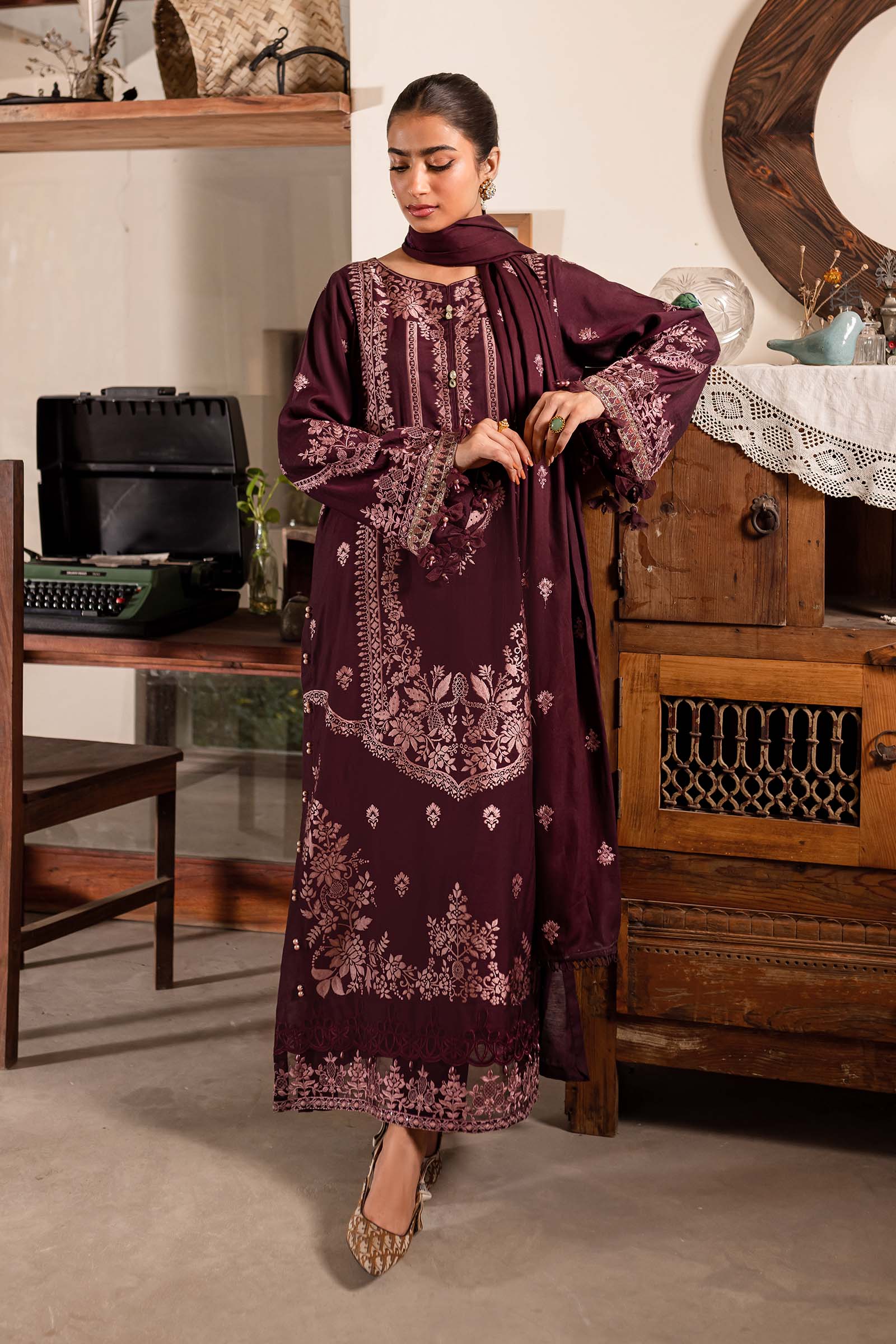 Maira B | Ready to Wear | DW-W24-21 - by - Libasekhas UK - Registered Vendor of : Maria B - 100% Original Designer Dresss
