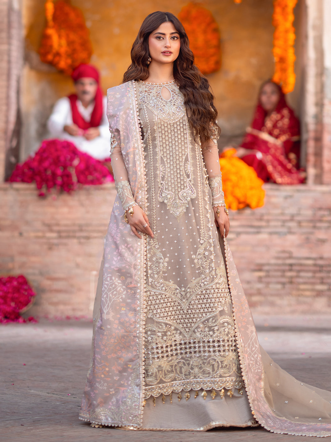 Bin Ilyas | Sona Gachi Luxury Formals | D-601 - by Libasekhas UK - Registered Vendor of : Bin Ilyas - 100% Original Designer Dress