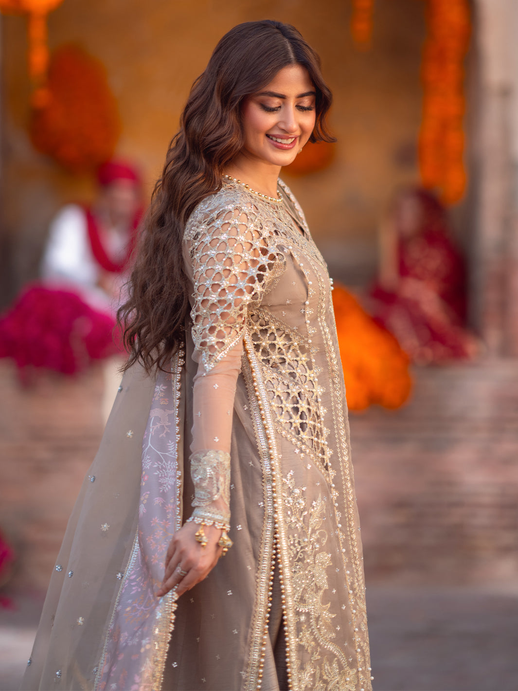 Bin Ilyas | Sona Gachi Luxury Formals | D-601 - by Libasekhas UK - Registered Vendor of : Bin Ilyas - 100% Original Designer Dress