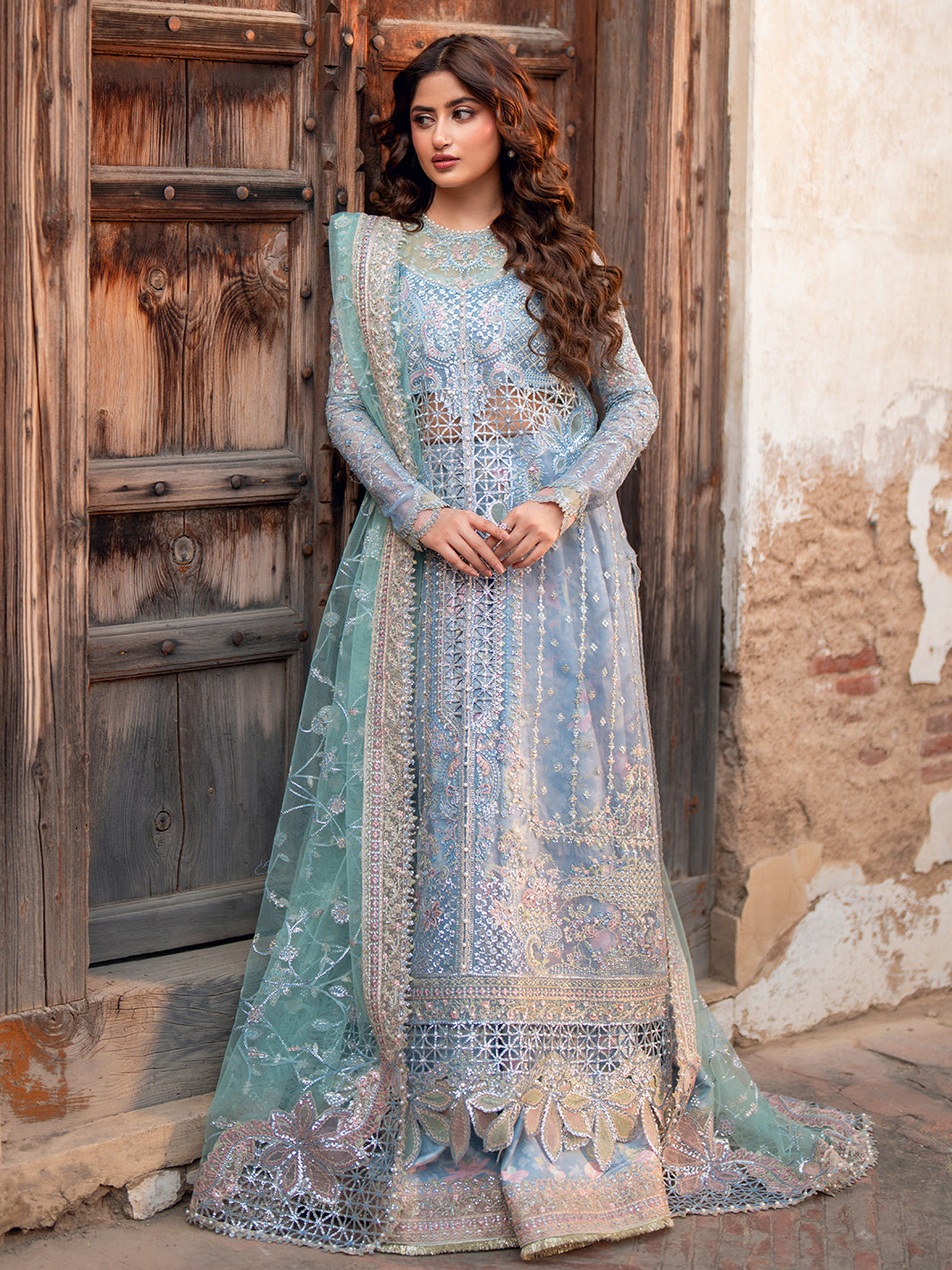 Bin Ilyas | Sona Gachi Luxury Formals | D-602 - by Libasekhas UK - Registered Vendor of : Bin Ilyas - 100% Original Designer Dress
