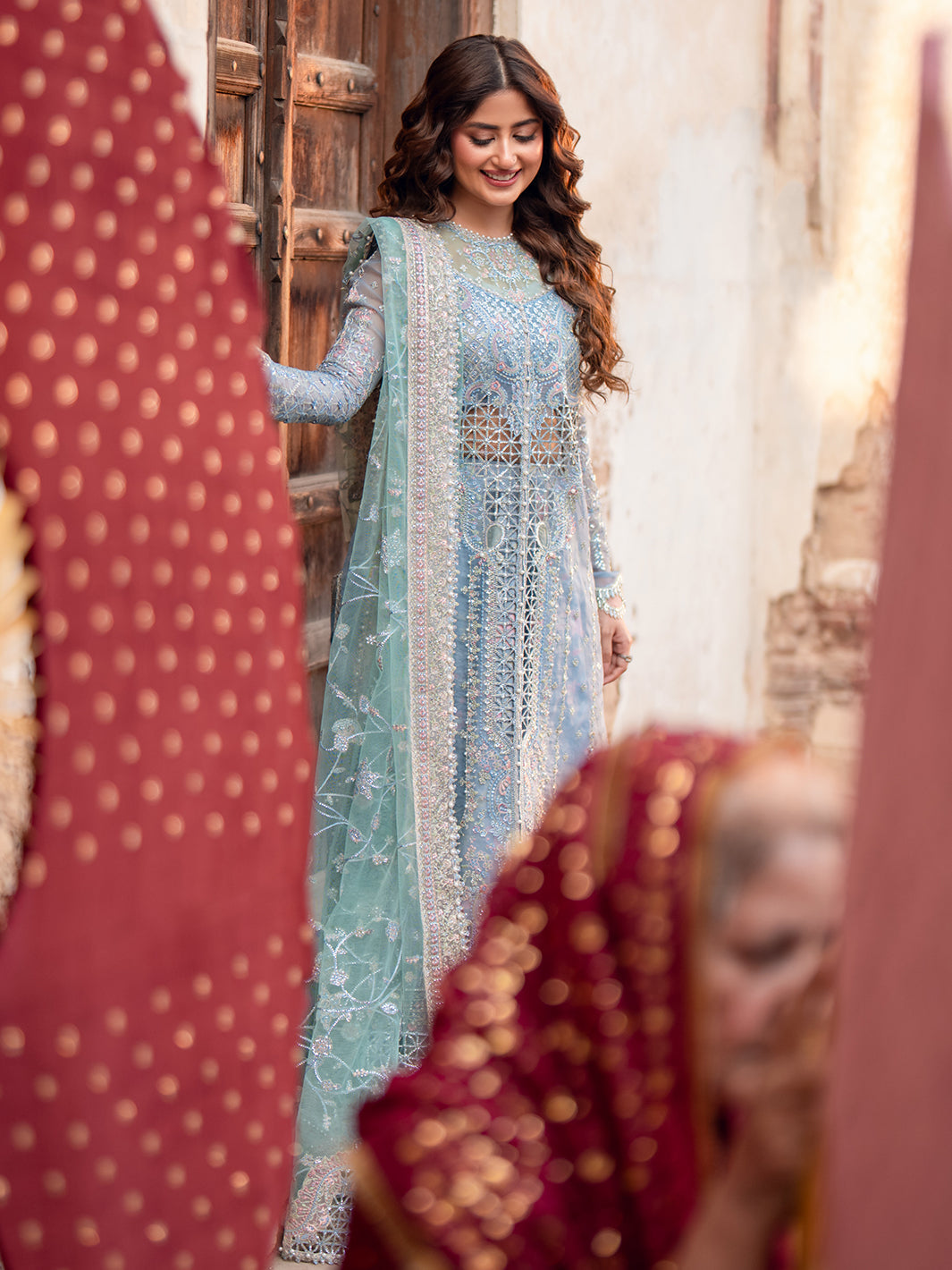 Bin Ilyas | Sona Gachi Luxury Formals | D-602 - by Libasekhas UK - Registered Vendor of : Bin Ilyas - 100% Original Designer Dress