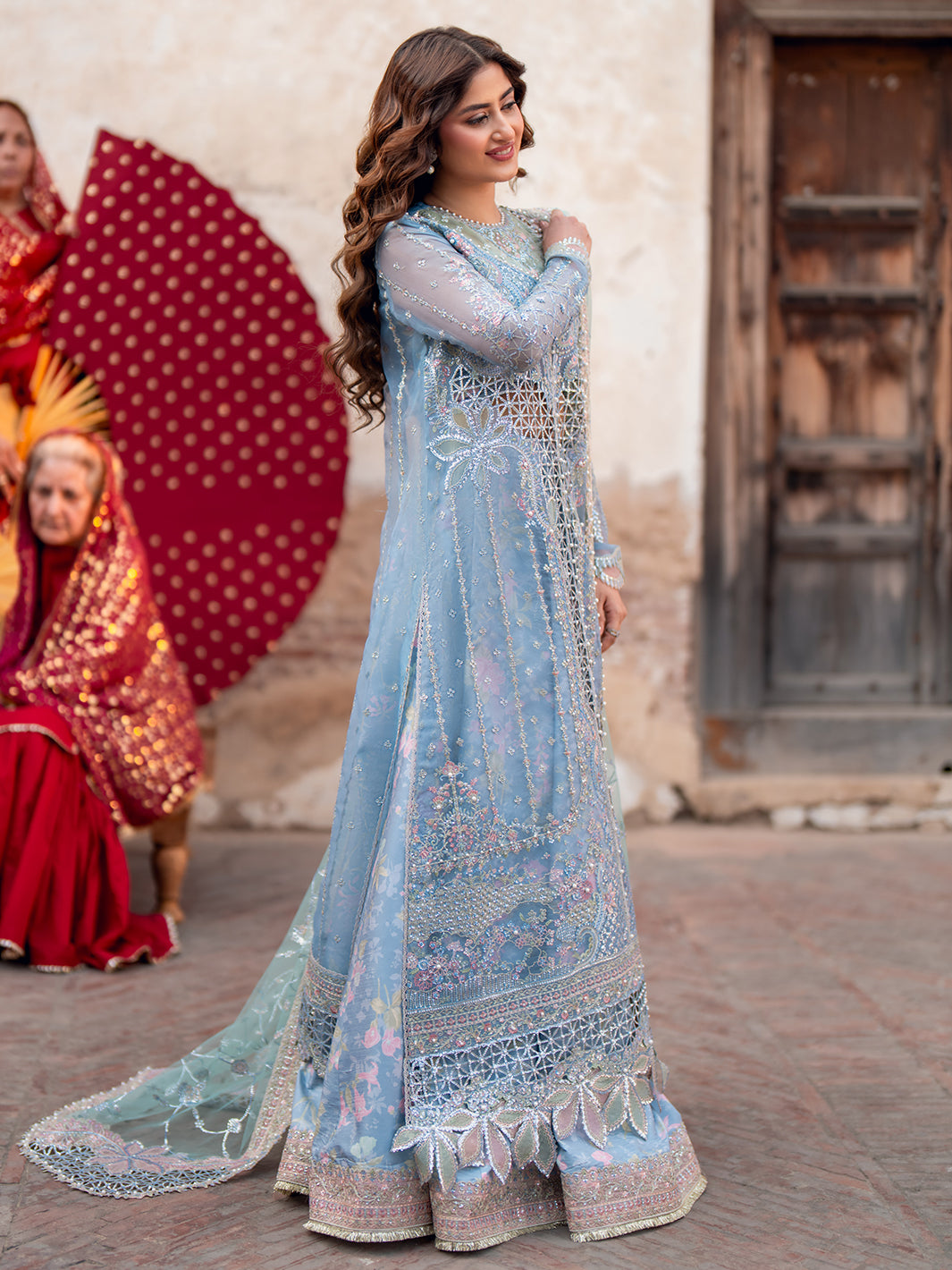 Bin Ilyas | Sona Gachi Luxury Formals | D-602 - by Libasekhas UK - Registered Vendor of : Bin Ilyas - 100% Original Designer Dress