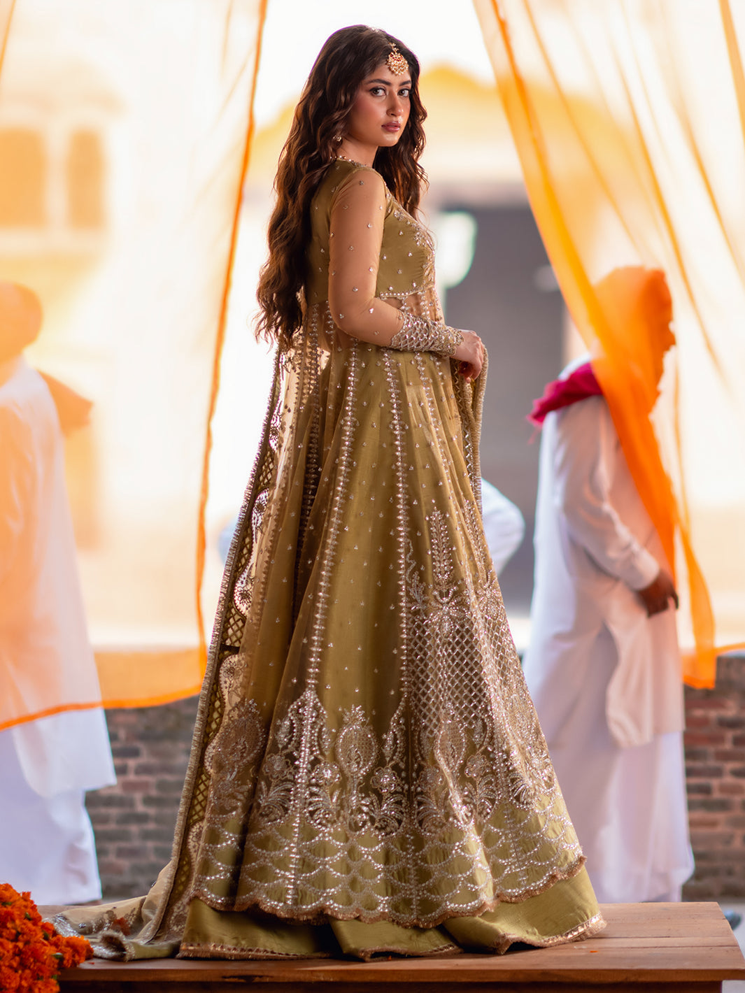 Bin Ilyas | Sona Gachi Luxury Formals | D-605 - by Libasekhas UK - Registered Vendor of : Bin Ilyas - 100% Original Designer Dress