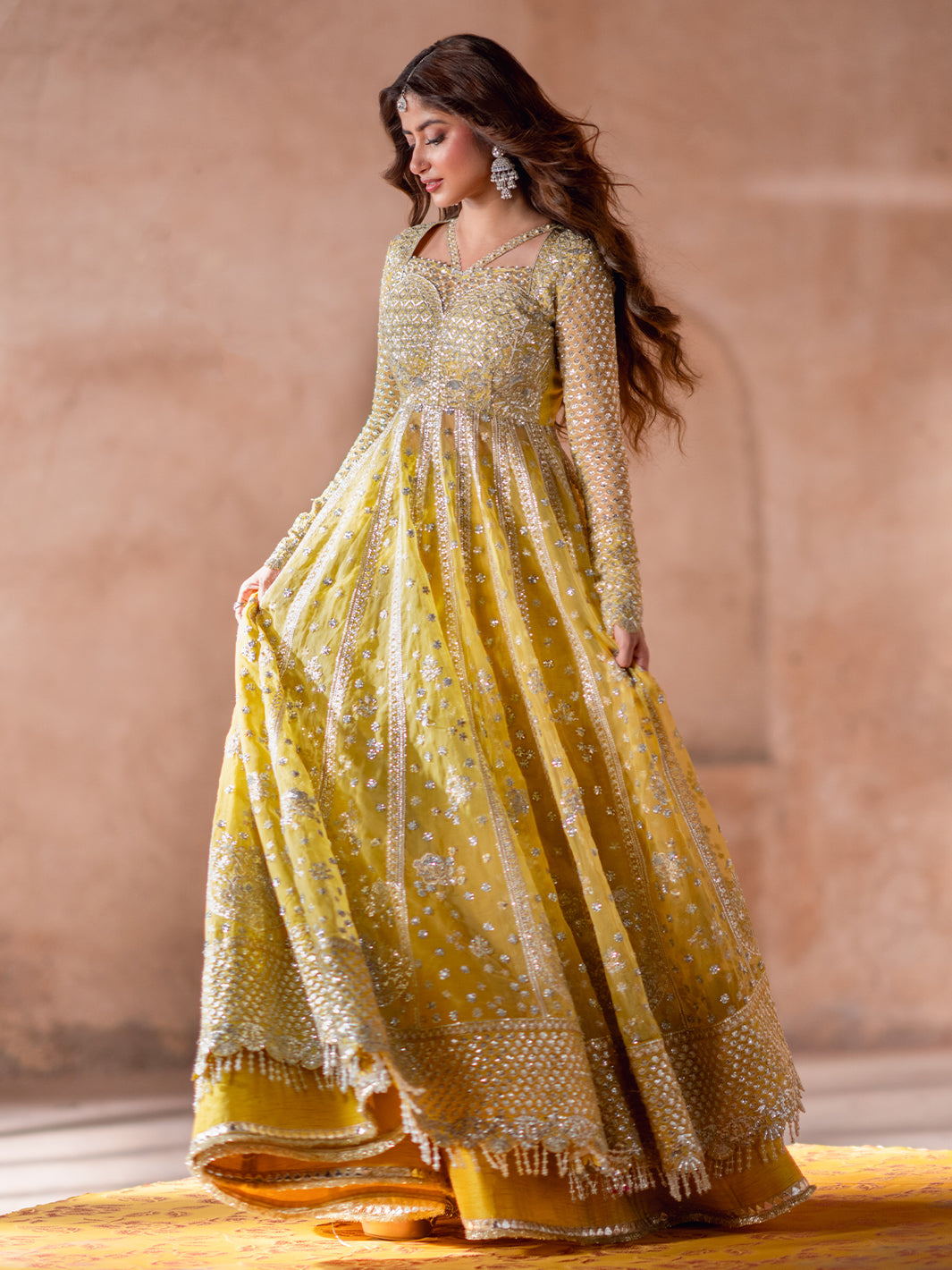 Bin Ilyas | Sona Gachi Luxury Formals | D-606 - by Libasekhas UK - Registered Vendor of : Bin Ilyas - 100% Original Designer Dress