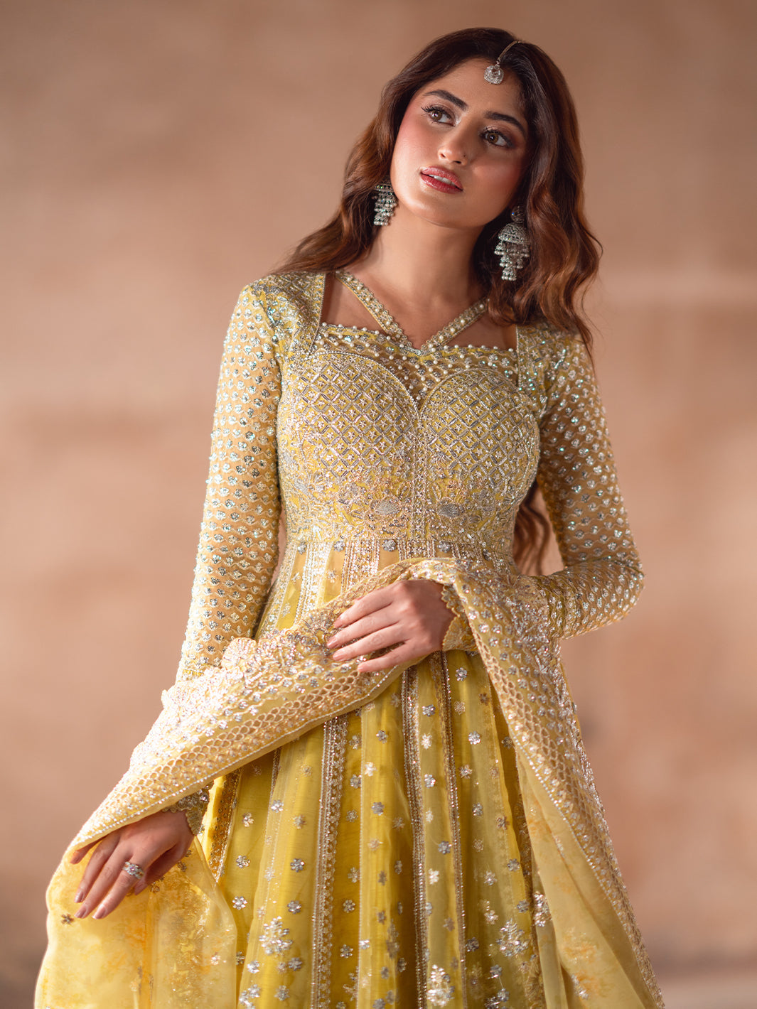 Bin Ilyas | Sona Gachi Luxury Formals | D-606 - by Libasekhas UK - Registered Vendor of : Bin Ilyas - 100% Original Designer Dress