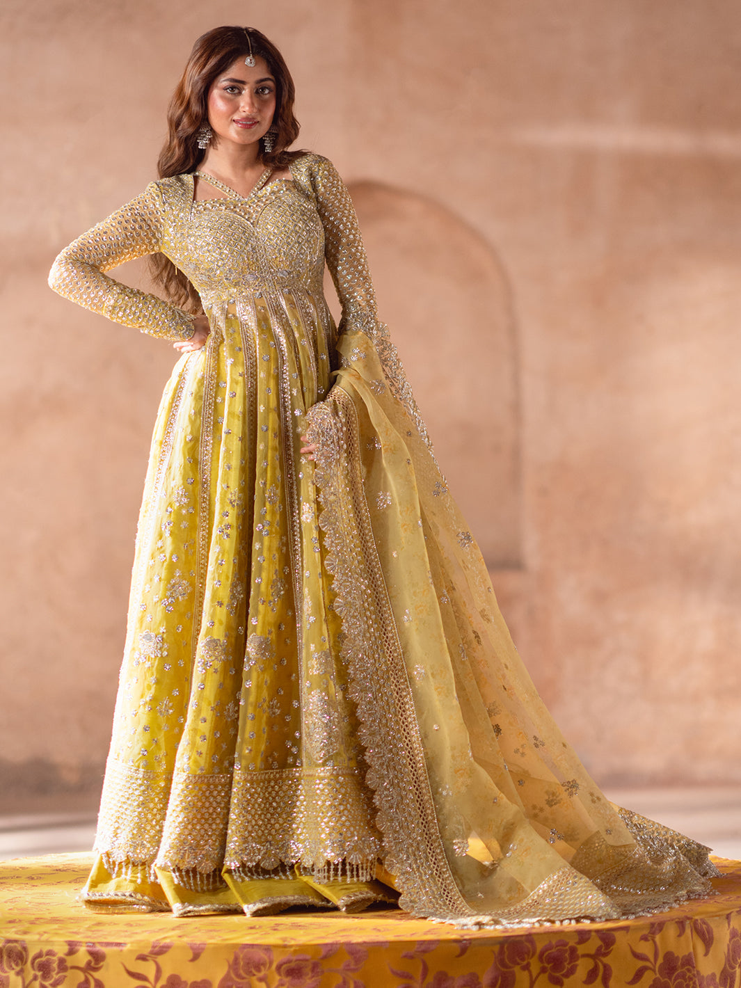 Bin Ilyas | Sona Gachi Luxury Formals | D-606 - by Libasekhas UK - Registered Vendor of : Bin Ilyas - 100% Original Designer Dress