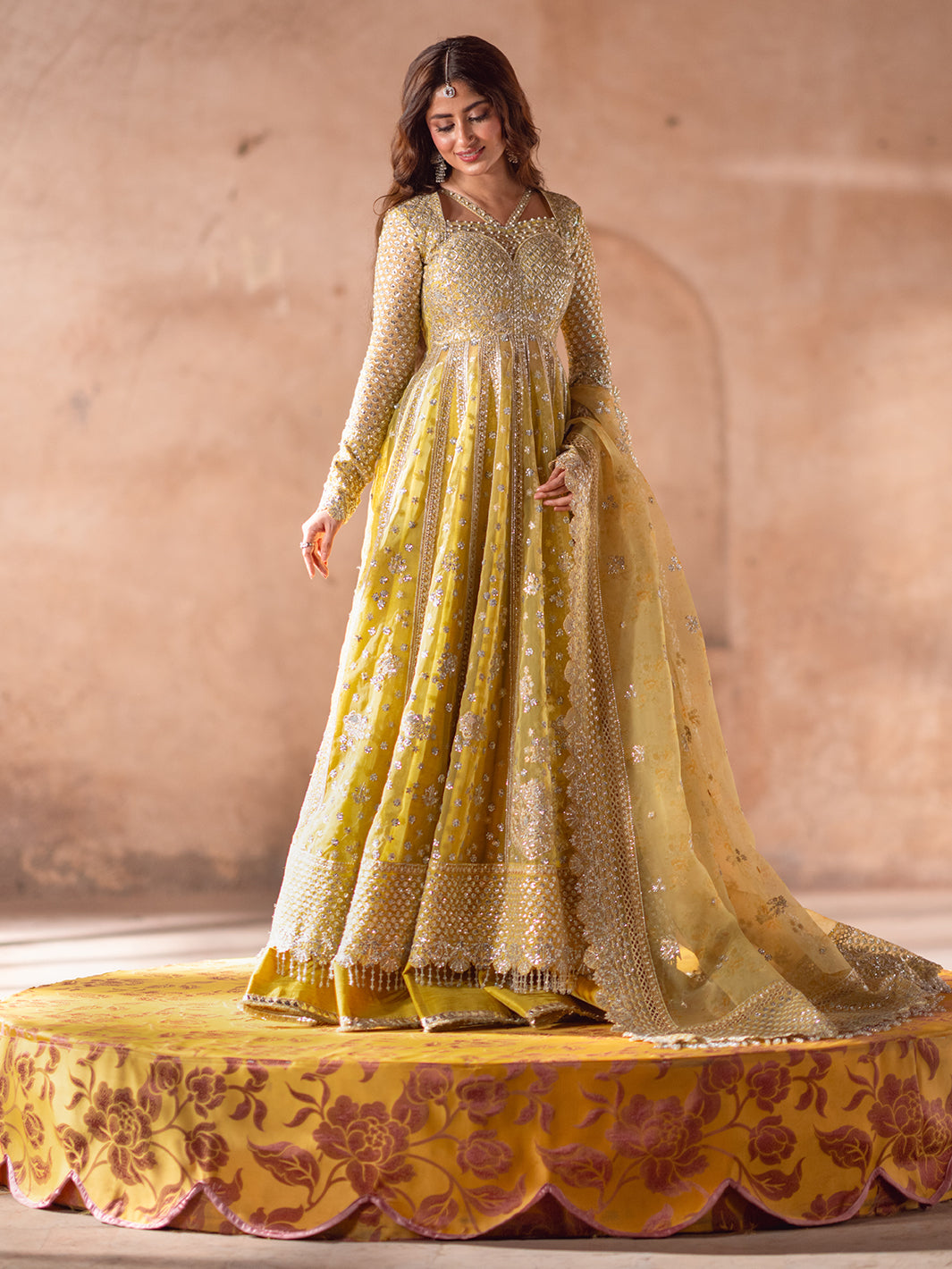 Bin Ilyas | Sona Gachi Luxury Formals | D-606 - by Libasekhas UK - Registered Vendor of : Bin Ilyas - 100% Original Designer Dress