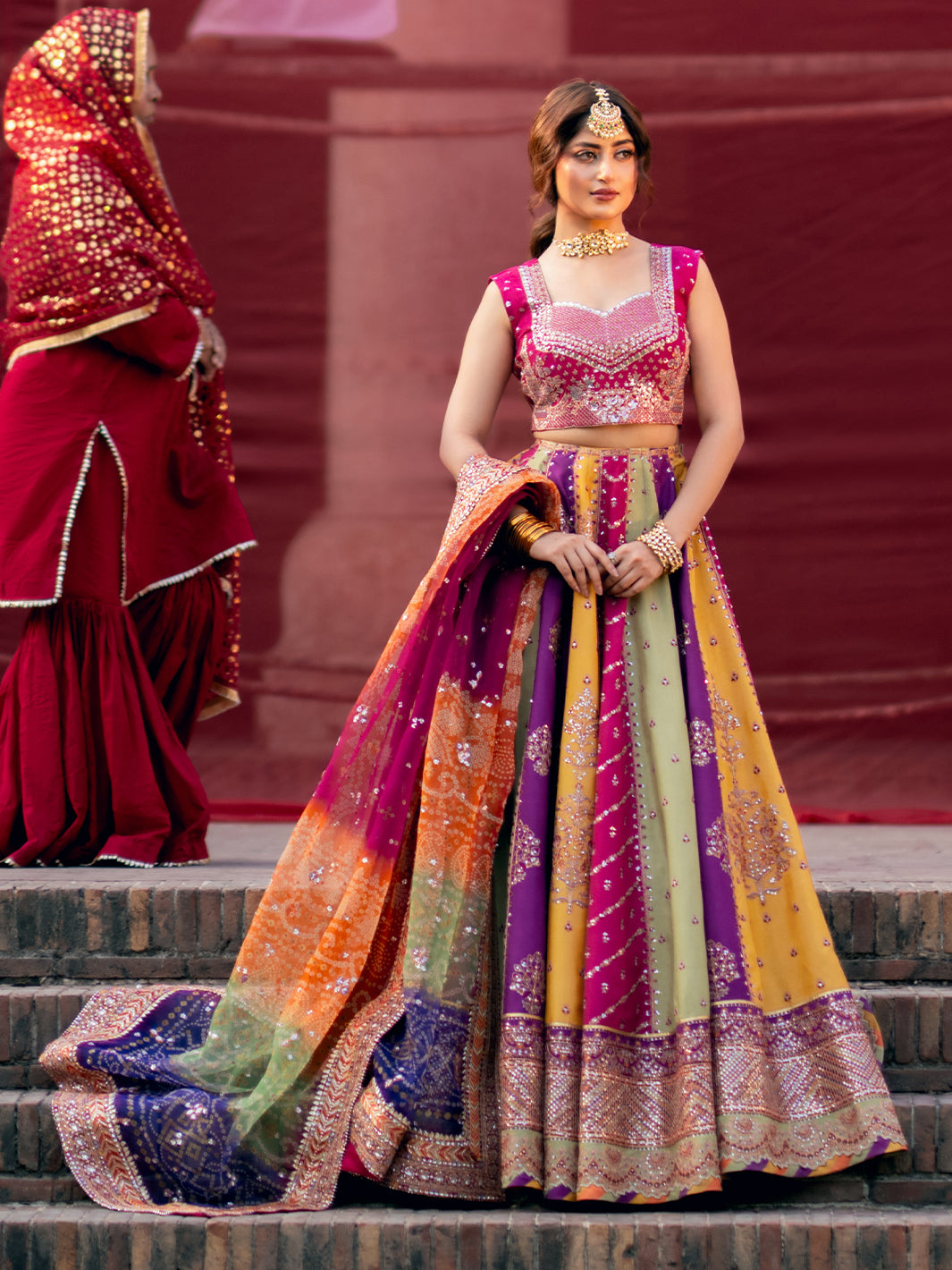 Bin Ilyas | Sona Gachi Luxury Formals | D-607 - by Libasekhas UK - Registered Vendor of : Bin Ilyas - 100% Original Designer Dress