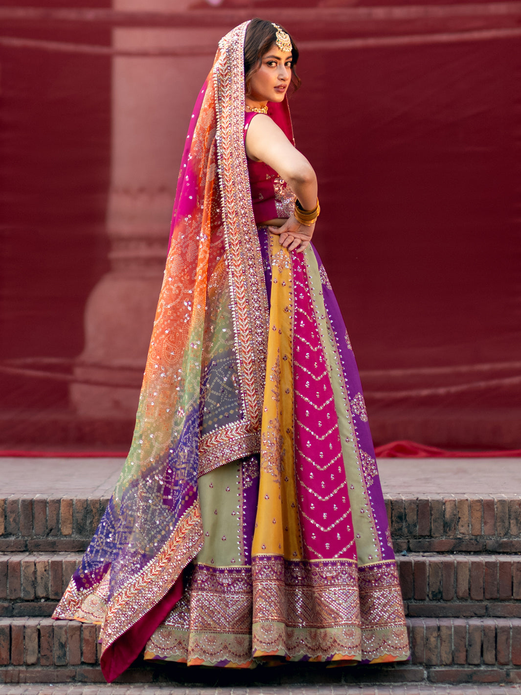 Bin Ilyas | Sona Gachi Luxury Formals | D-607 - by Libasekhas UK - Registered Vendor of : Bin Ilyas - 100% Original Designer Dress